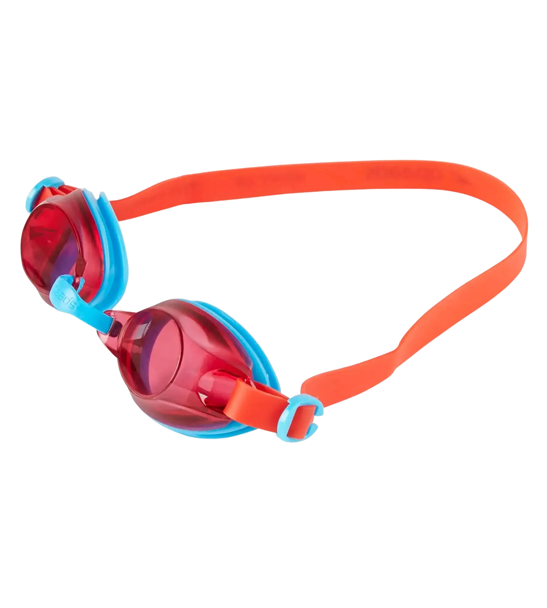 Unisex Kids Jet Tint-Lens Goggles (Age Range - 6-14 Years) - Turquoise & Lava Red - Image 5