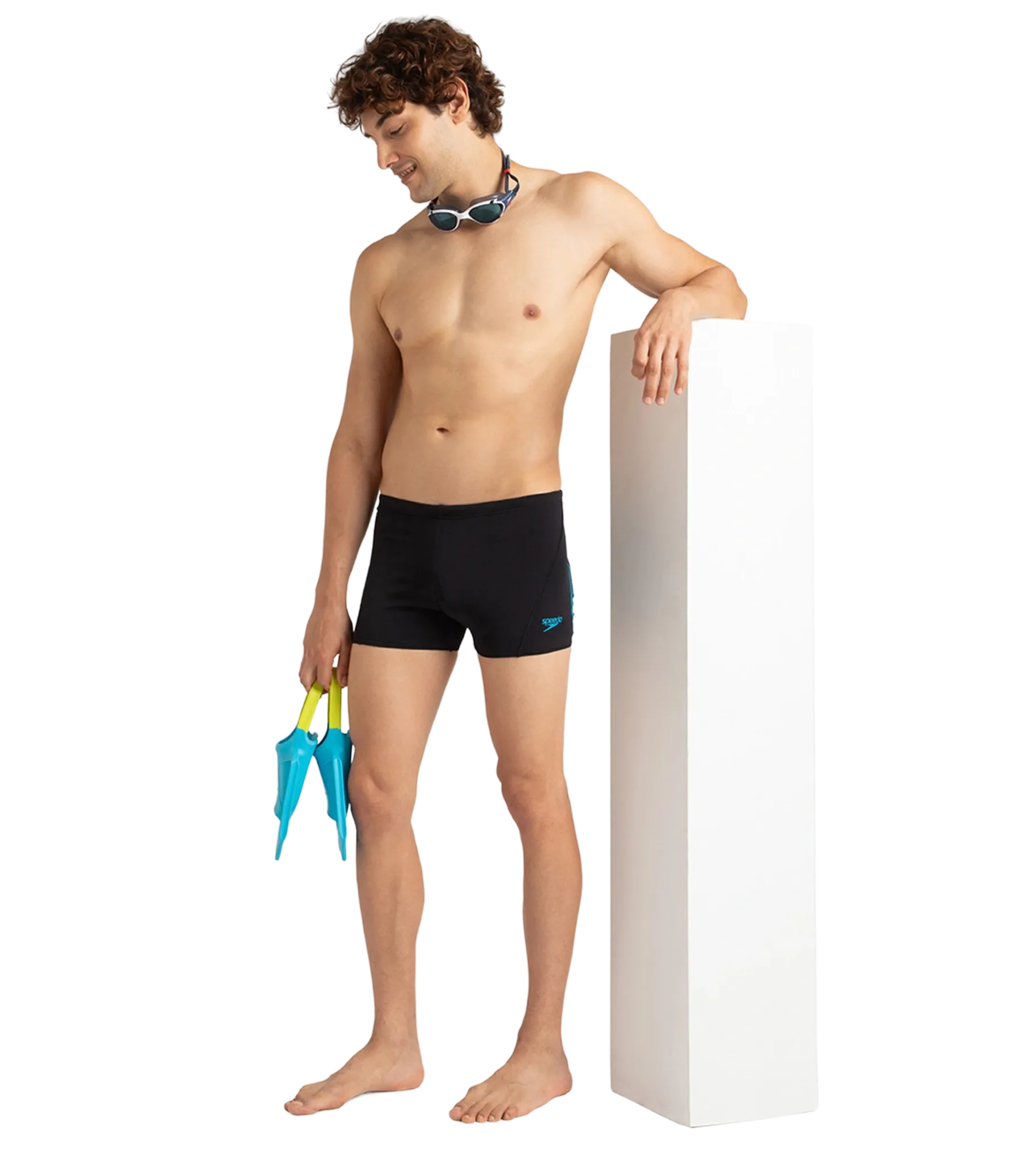 Men's Endurance+ Essential Splice Aquashort - Black & Bolt - Image 7