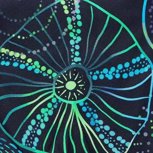 Boy's Endurance 10 Jelly Fish Panel Print Aquashort - True Navy & Aquarium - Image 14