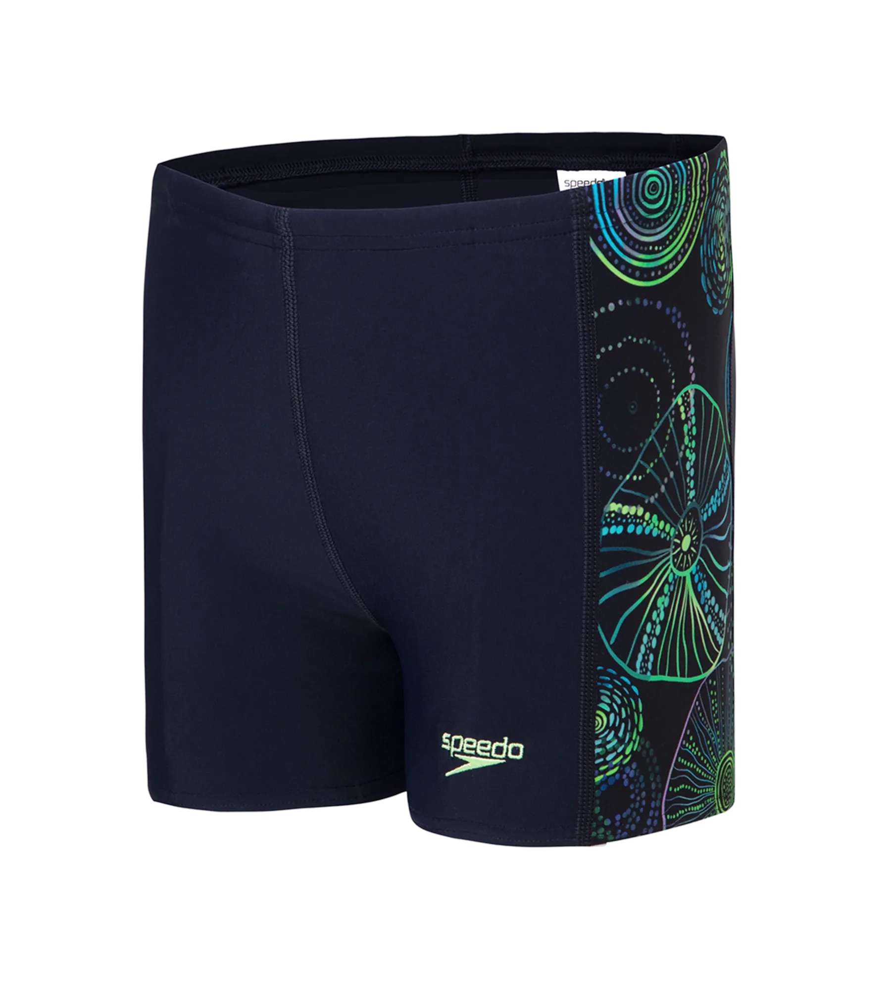 Boy's Endurance 10 Jelly Fish Panel Print Aquashort - True Navy & Aquarium - Image 10