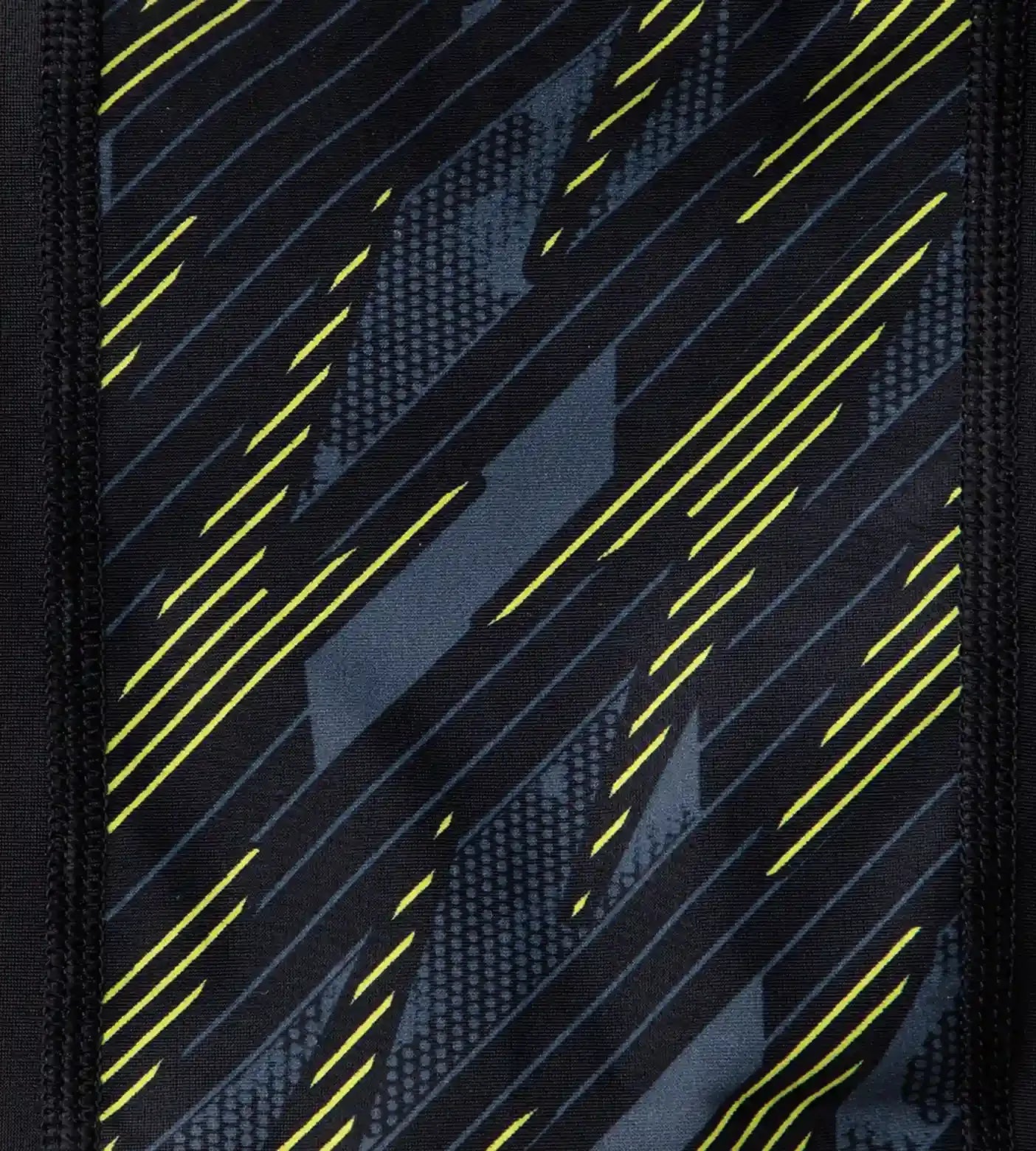 Boy's Endurance 10 Hyperboom Panel Print Aquashort - Black & Lemon Drizzle - Image 12