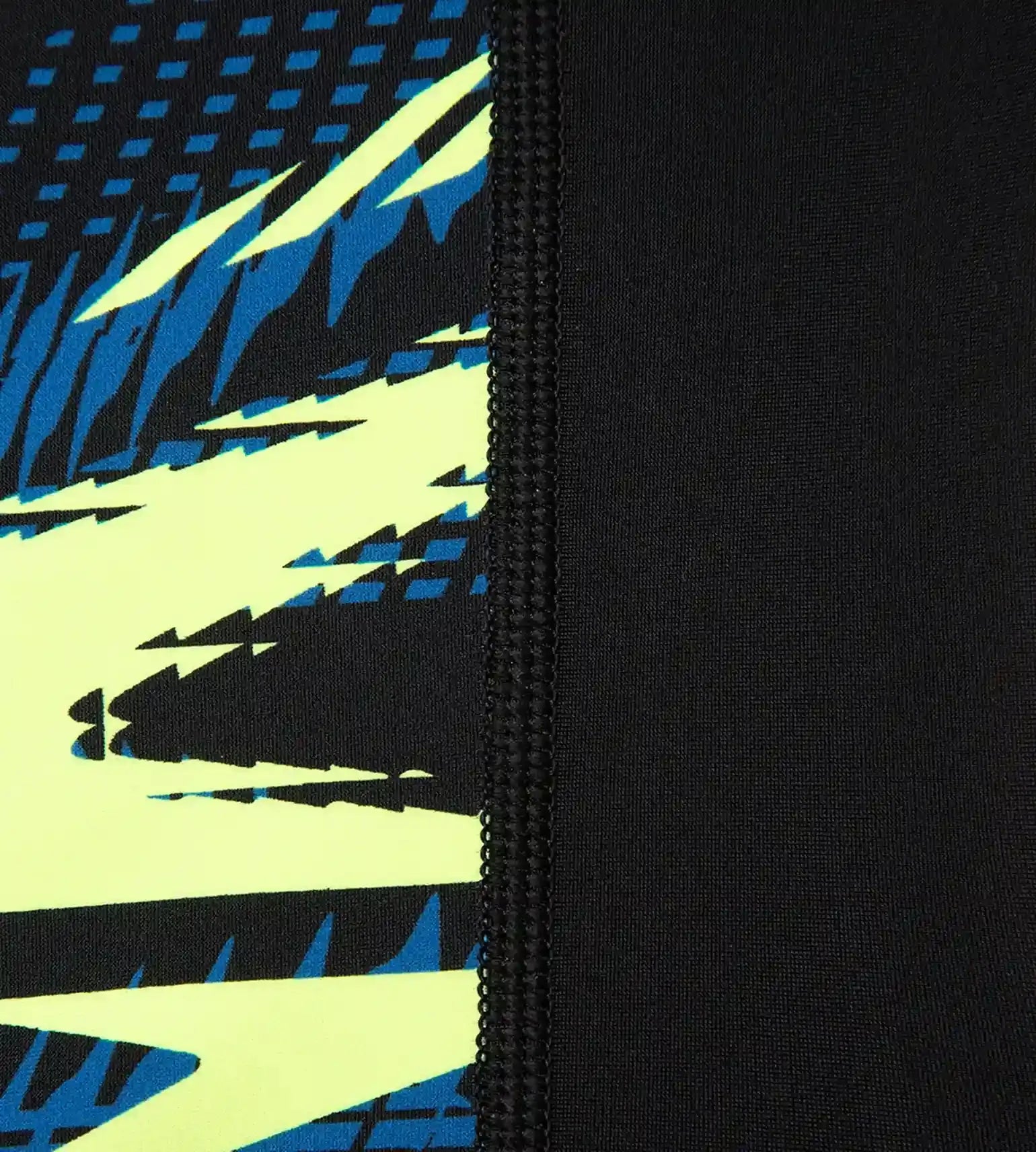 Boy's Endurance10 Hyperboom Panel Print Aquashort - Black. Turkish Sea & Hyper Yellow - Image 12