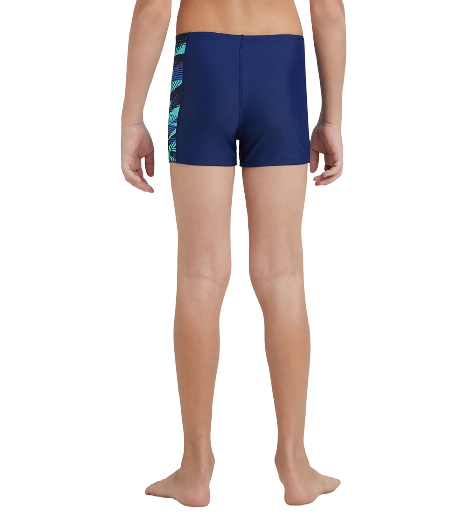 Boy's Endurance10 Hyperboom Panel Print Aquashort - Harmony. True Navy & Cobalt Pop - Image 5