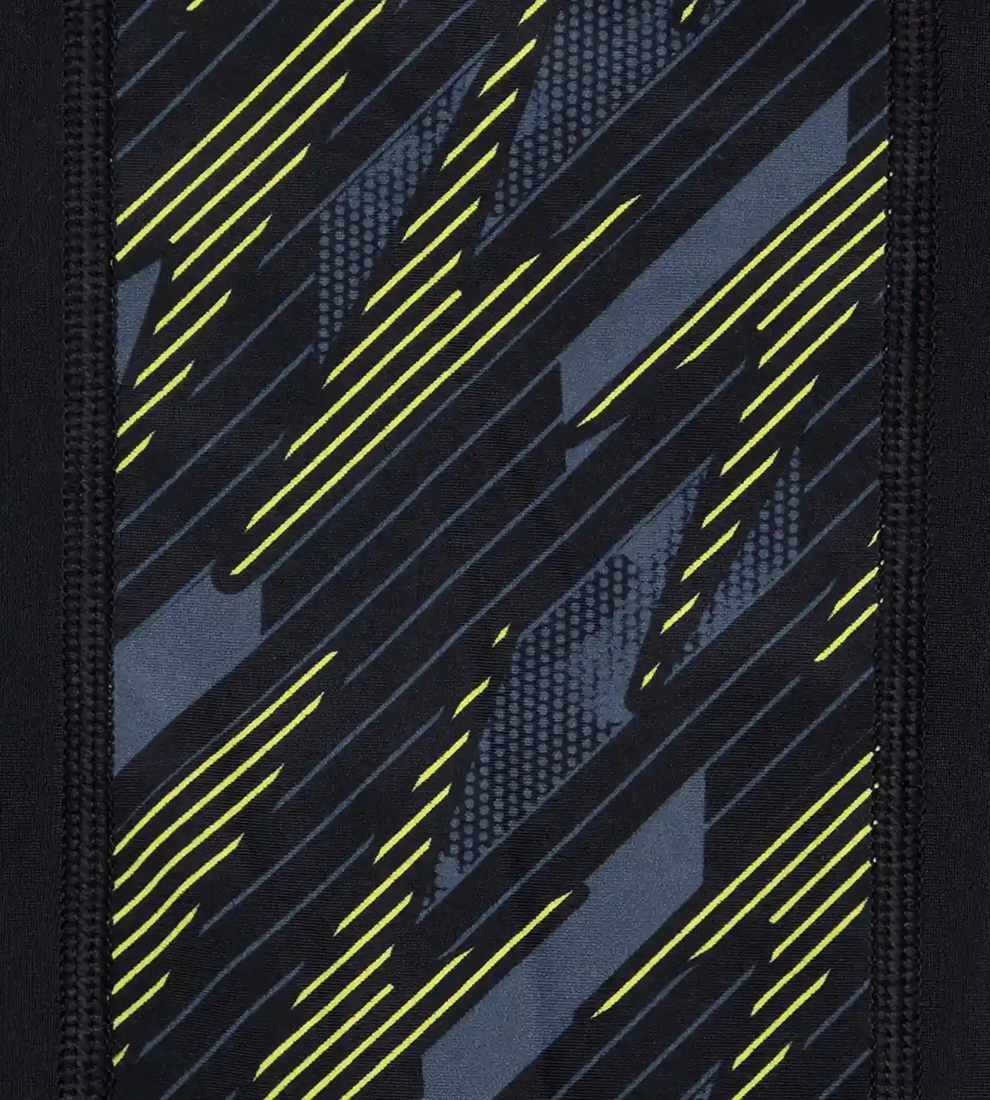 Boy's Endurance 10 Hyperboom Panel Print Jammer - Black & Lemon Drizzle - Image 12