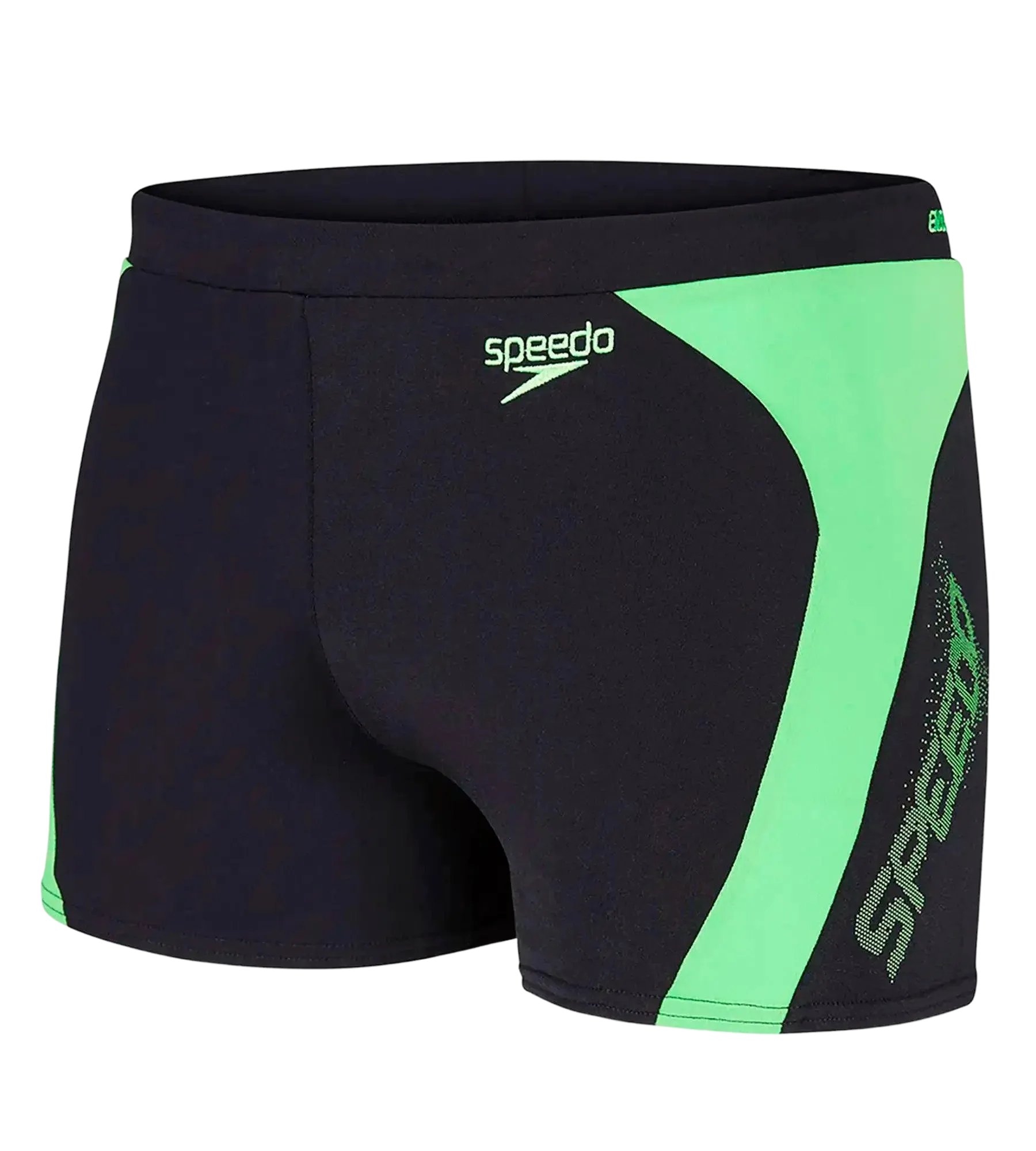 Boy's Endurance 10 Hyperboom Panel Print Jammer - True Navy & Fed Red - Image 11