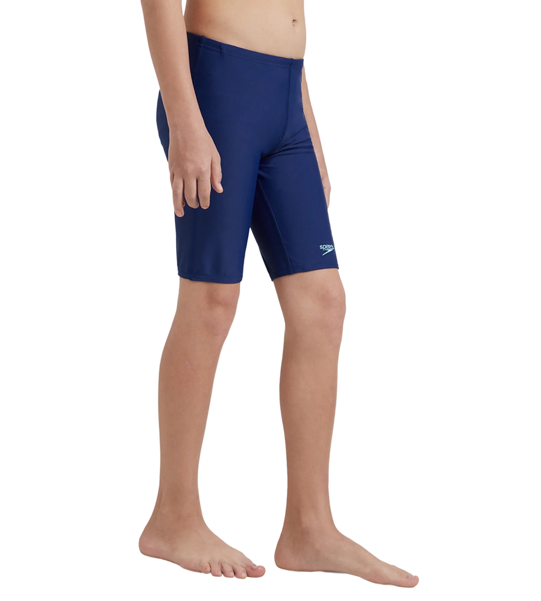 Boy's Endurance10 Side Panel Hyperboom Print Jammer - Harmony. True Navy & Cobalt Pop - Image 4