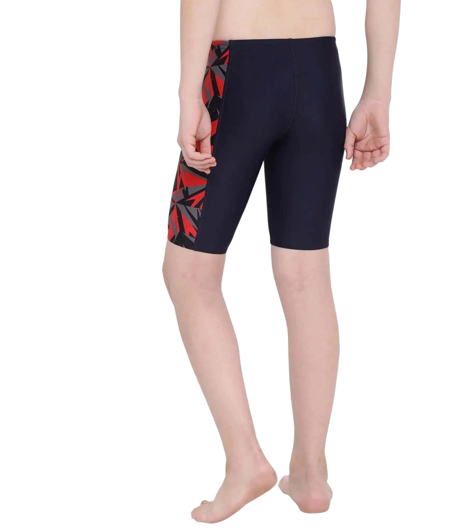 Men's Endurance+ Logo Graphic Splice Aquashort - Black & Fluo Green - Image 6