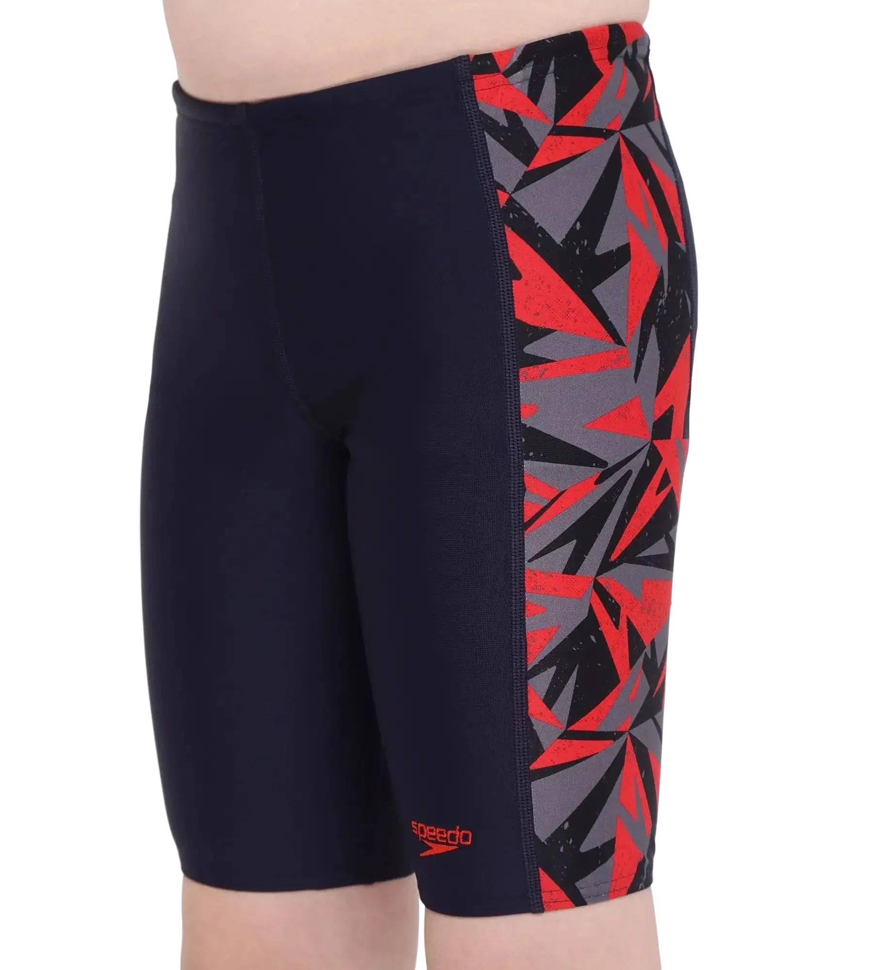 Men's Endurance+ Logo Graphic Splice Aquashort - Black & Fluo Green - Image 9