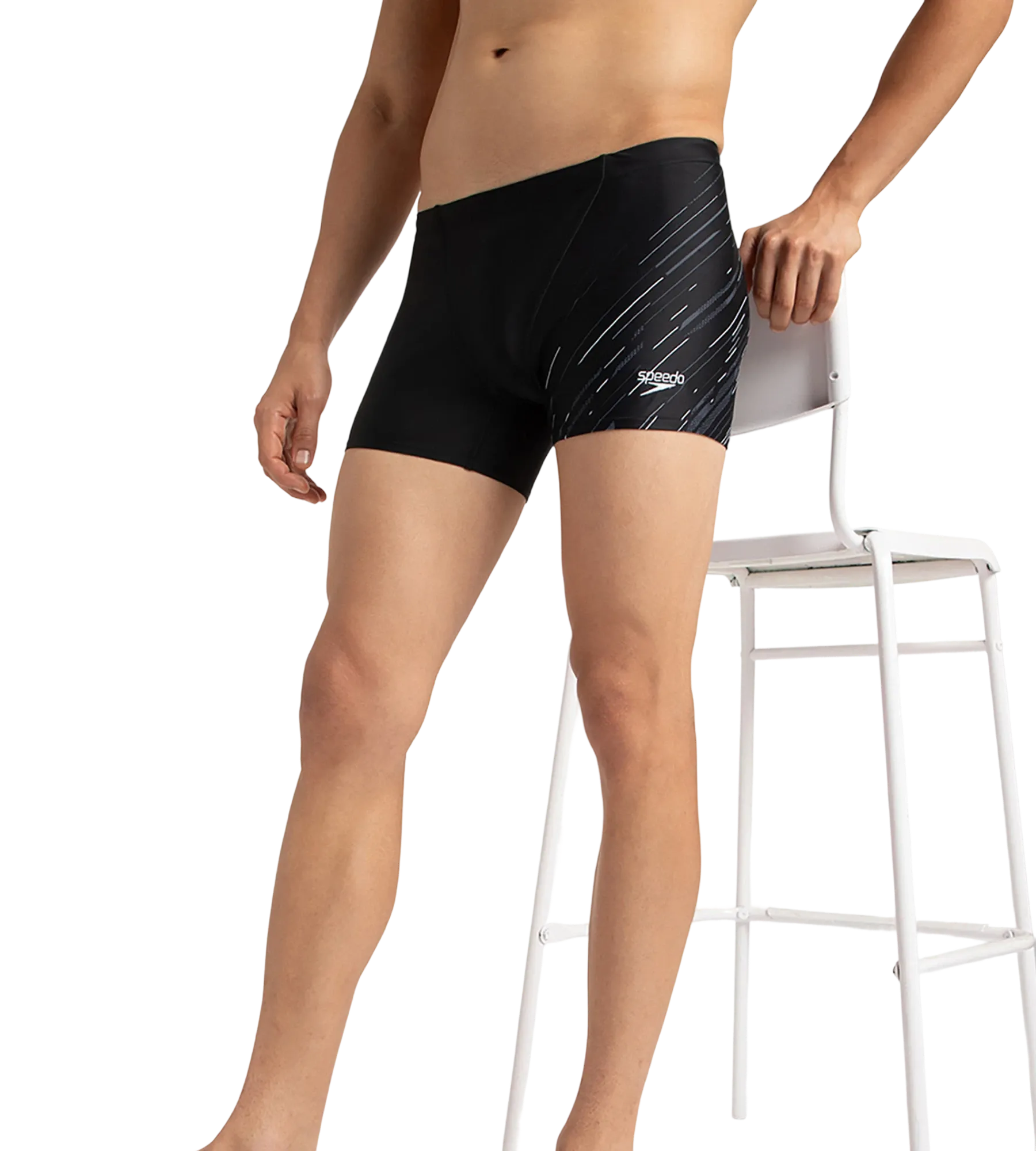 Men's Endurance 10 Hyperboom V Cut Aquashort - Black & Usa Charcoal