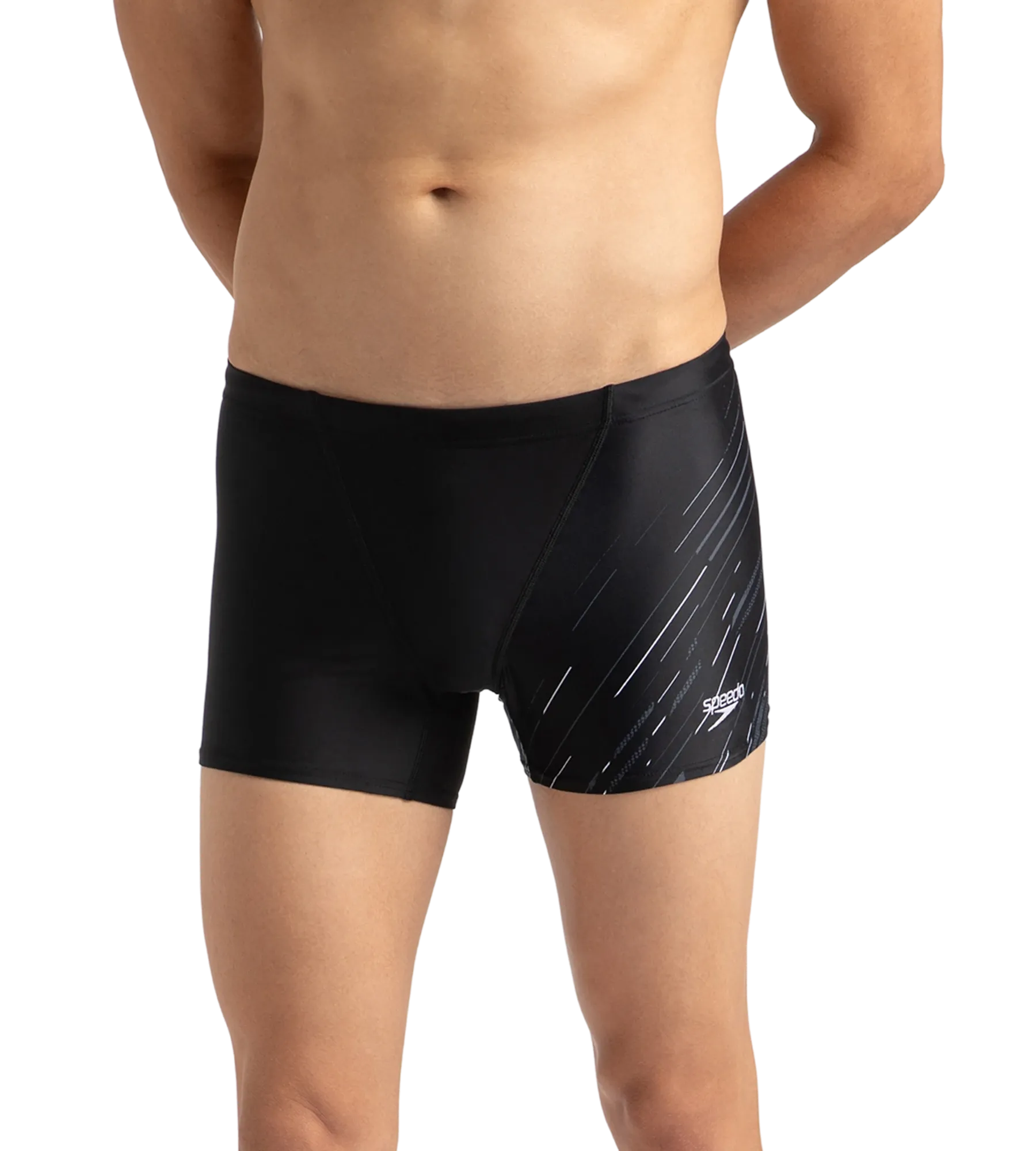 Men's Endurance 10 Hyperboom V Cut Aquashort - Black & Usa Charcoal - Image 2