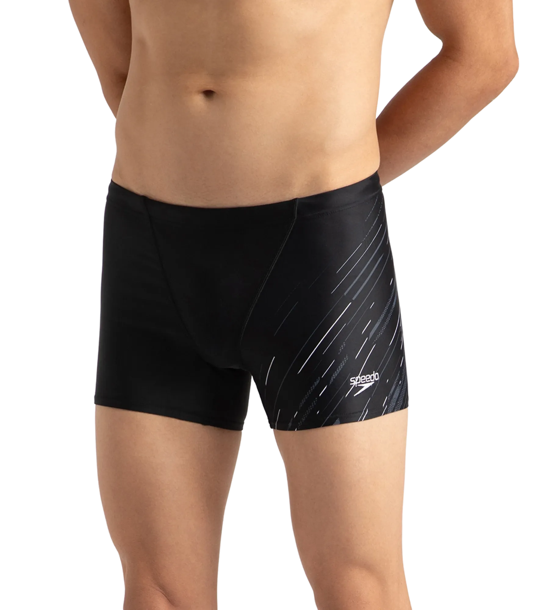 Men's Endurance 10 Hyperboom V Cut Aquashort - Black & Usa Charcoal - Image 3