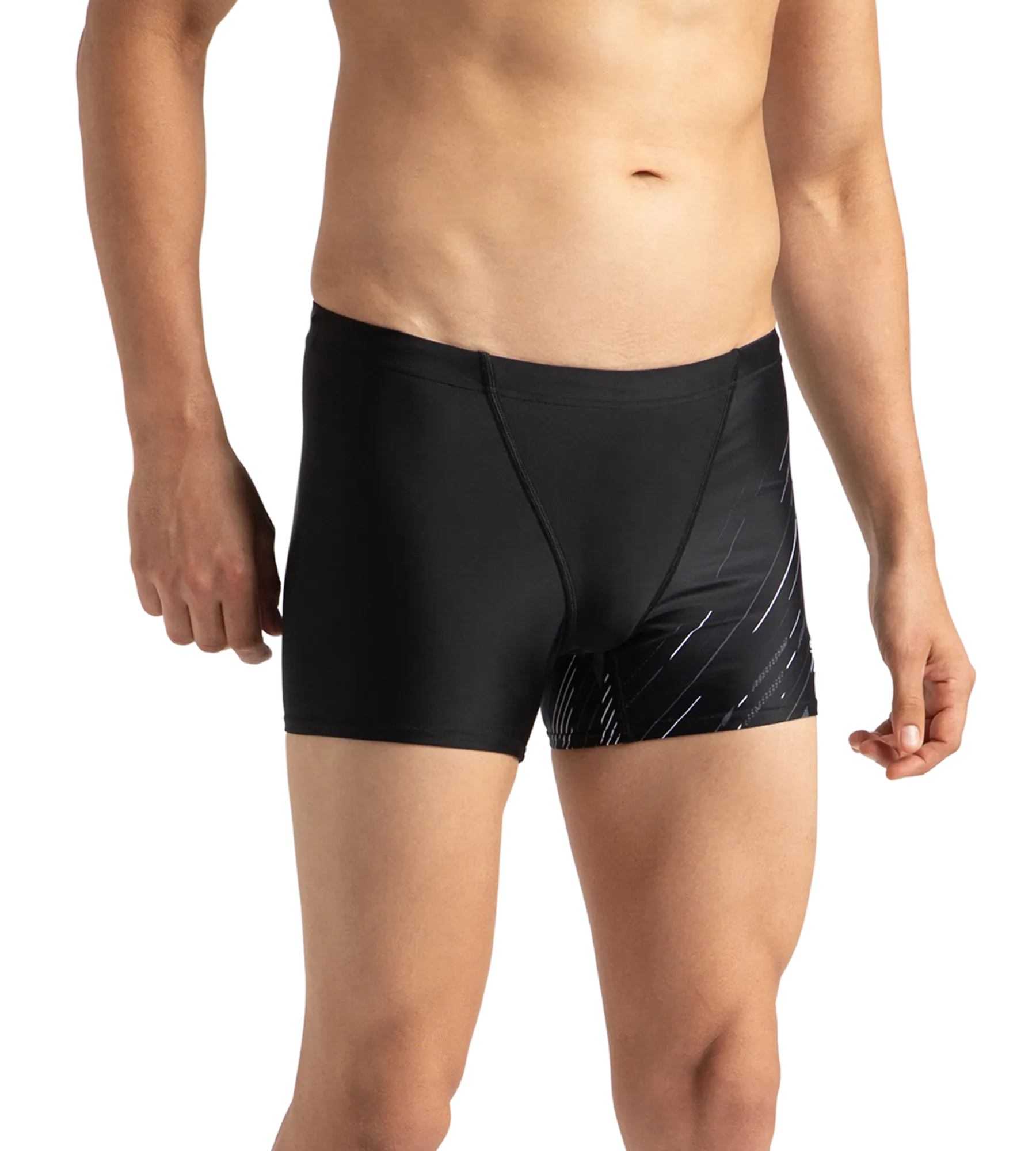 Men's Endurance 10 Hyperboom V Cut Aquashort - Black & Usa Charcoal - Image 4