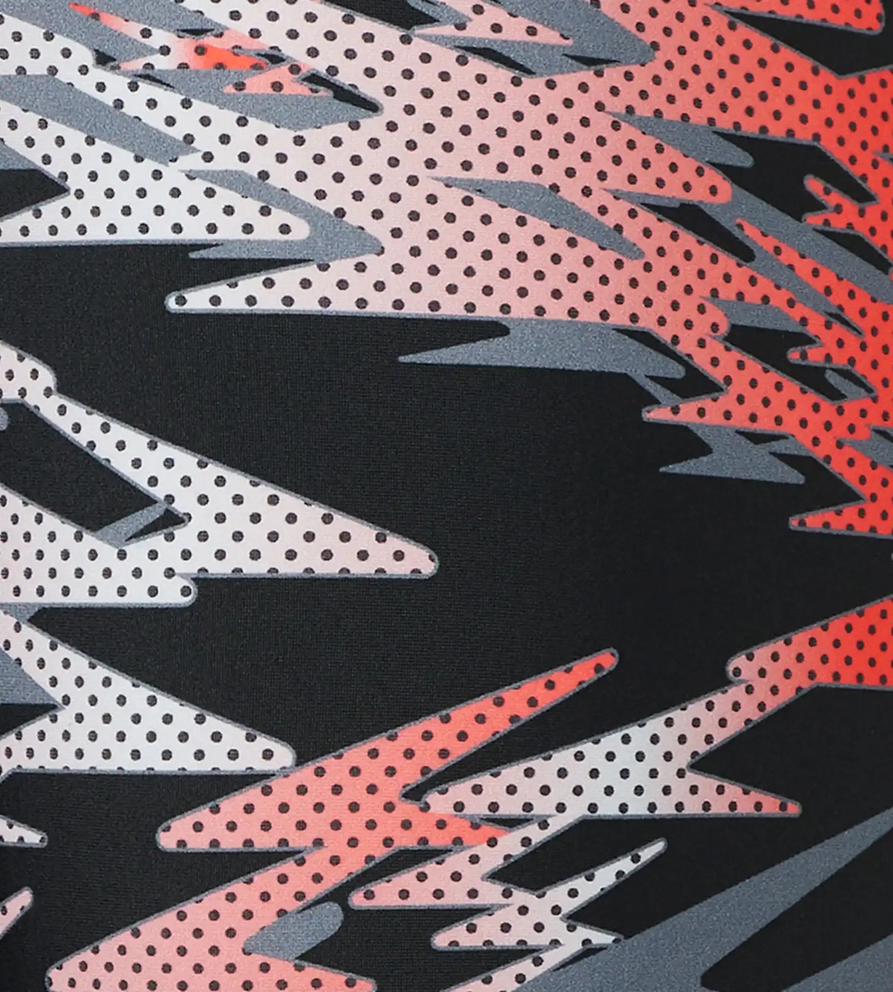 Men's Endurance10 Hyperboom Print V-Cut Jammer - Black & High Risk Red - Image 12