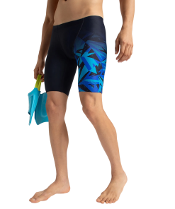 Men's Endurance 10 Hyperboom V Cut Jammer - True Navy & Blue Flame