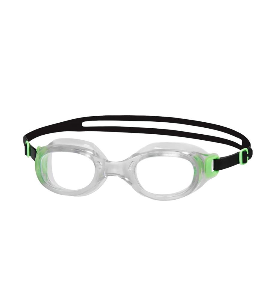 Unisex Adult Futura Classic Clear-Lens Swim Goggles - Green & Clear