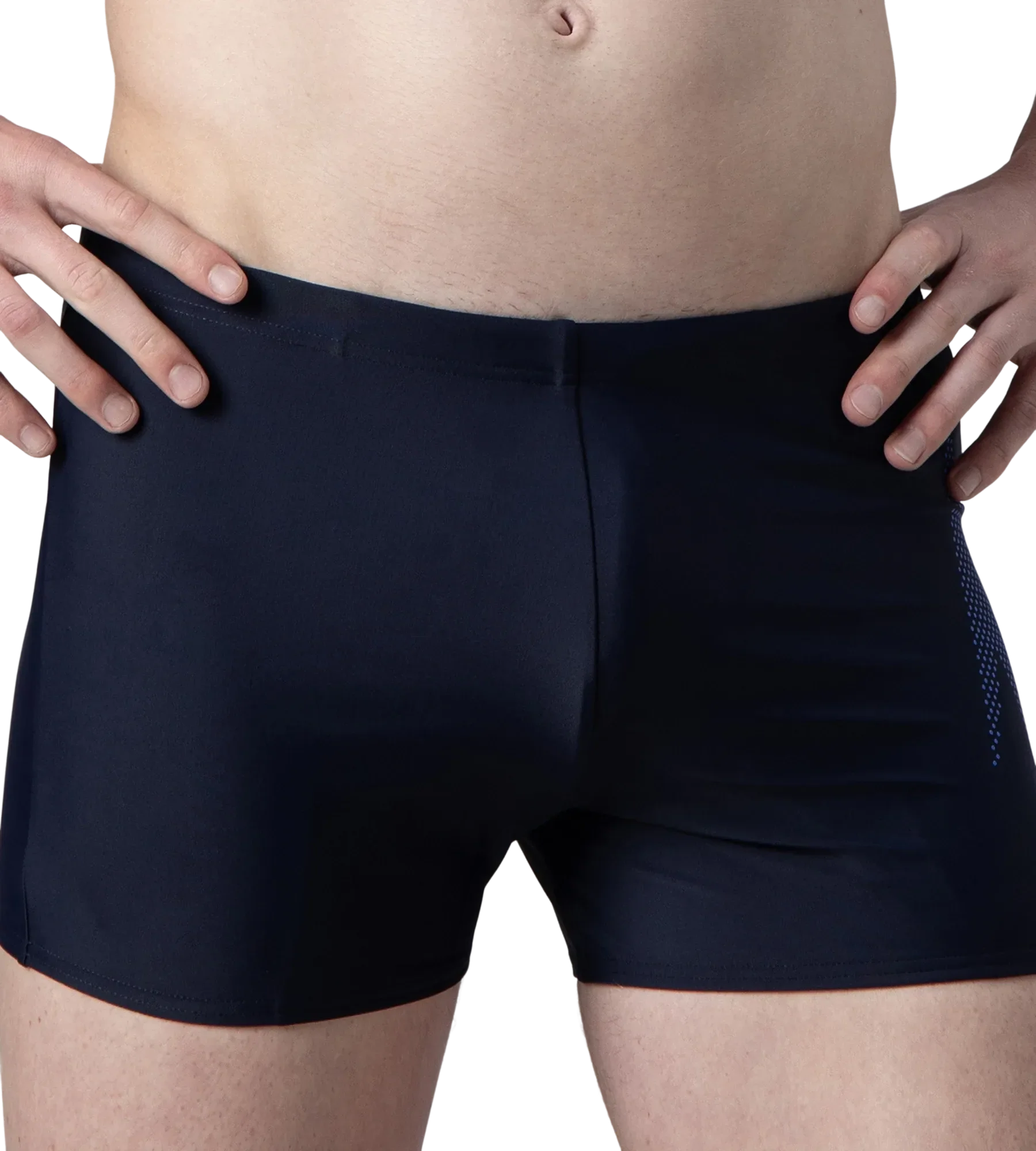 Men's Endurance10 Boom Logo Print Aquashort - True Navy & Deep Saffire - Image 10
