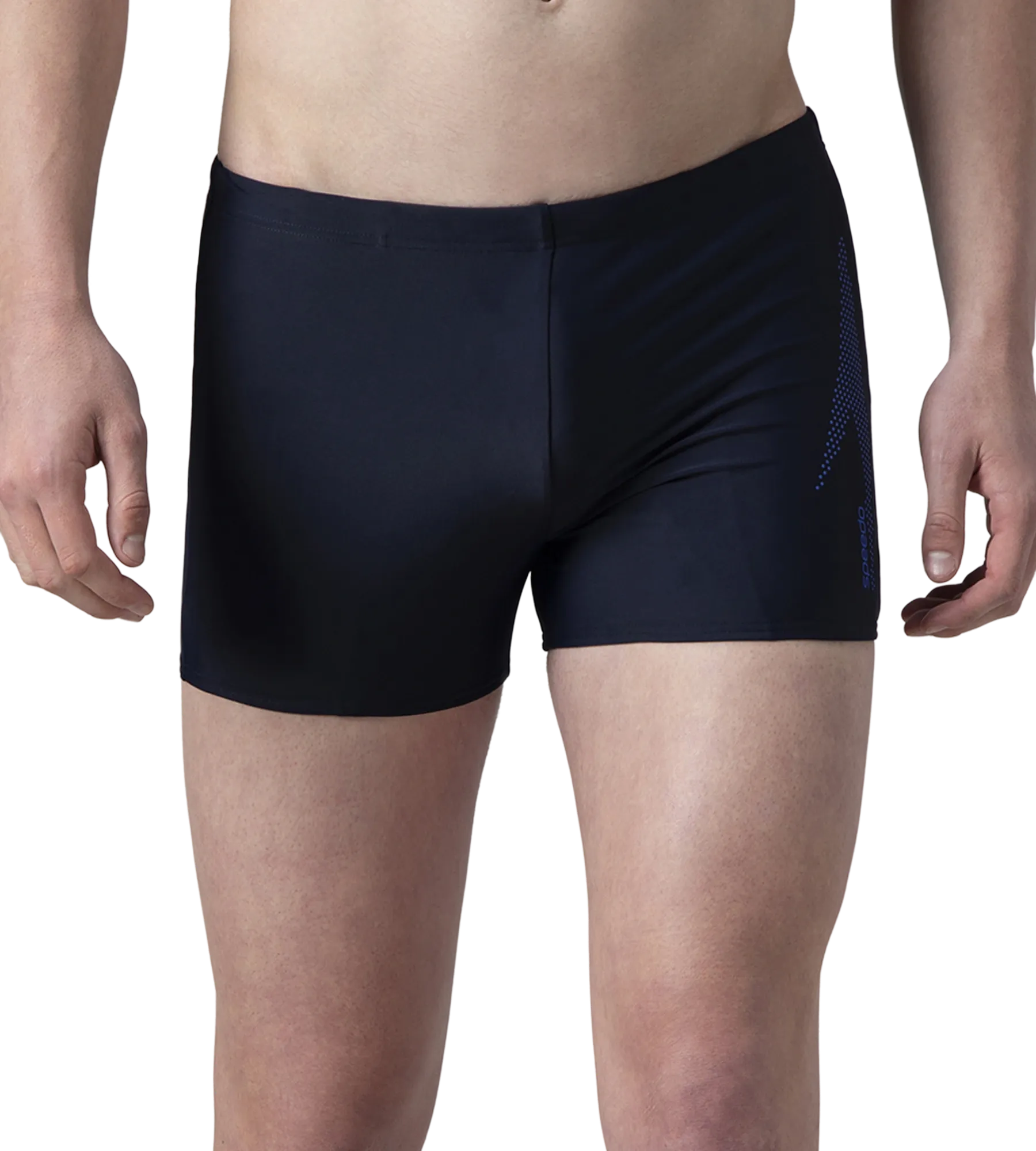 Men's Endurance10 Boom Logo Print Aquashort - True Navy & Deep Saffire - Image 12