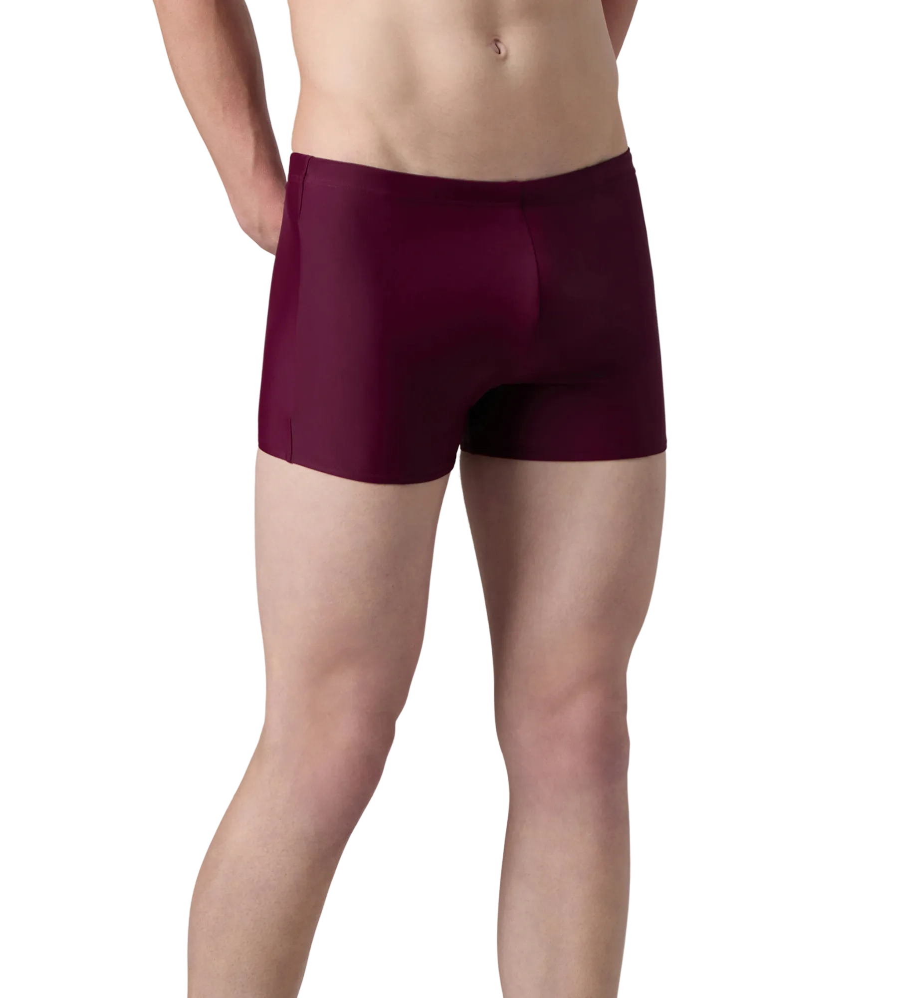 Men's Enduraflex Boom Logo Print Aquashort - Chocaberry & Black - Image 4
