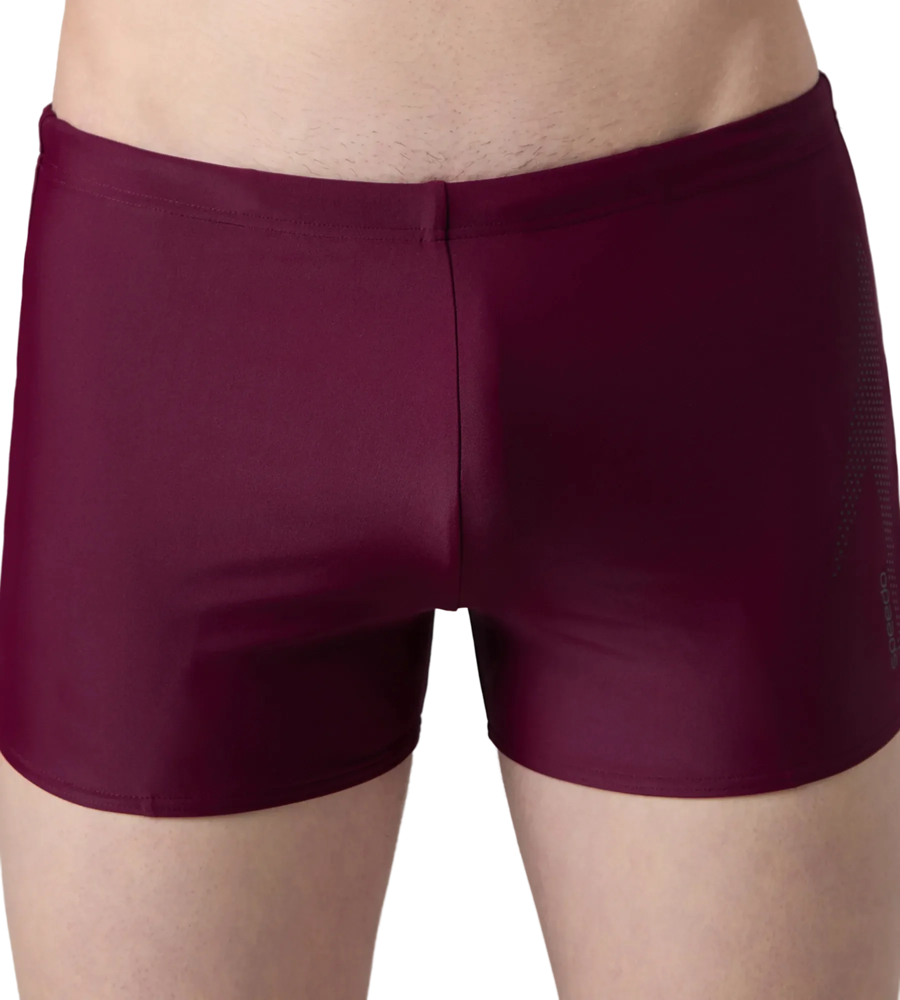Men's Enduraflex Boom Logo Print Aquashort - Chocaberry & Black - Image 7
