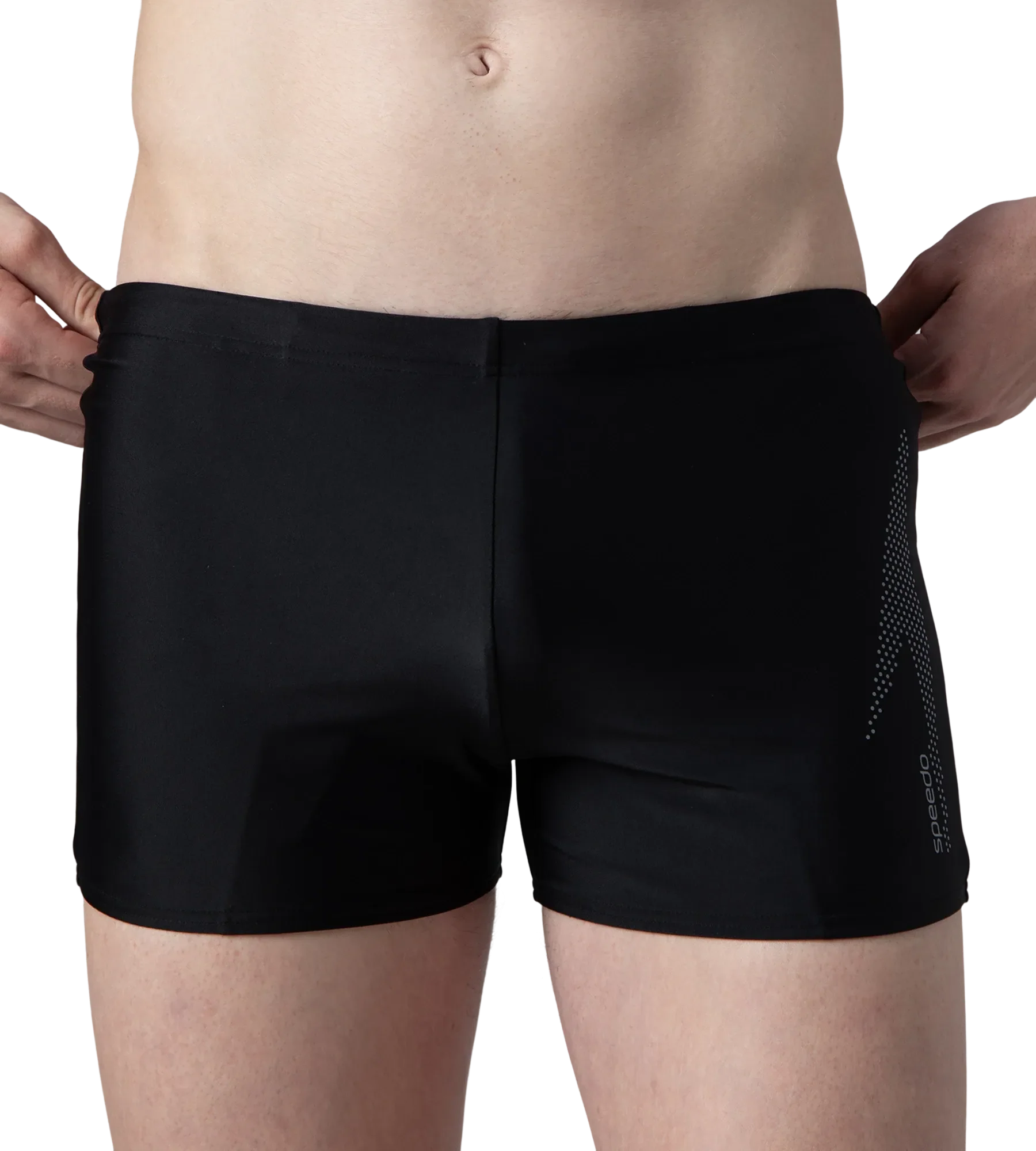 Men's Endurance10 Boom Logo Print Aquashort - Black & Coin Grey - Image 7