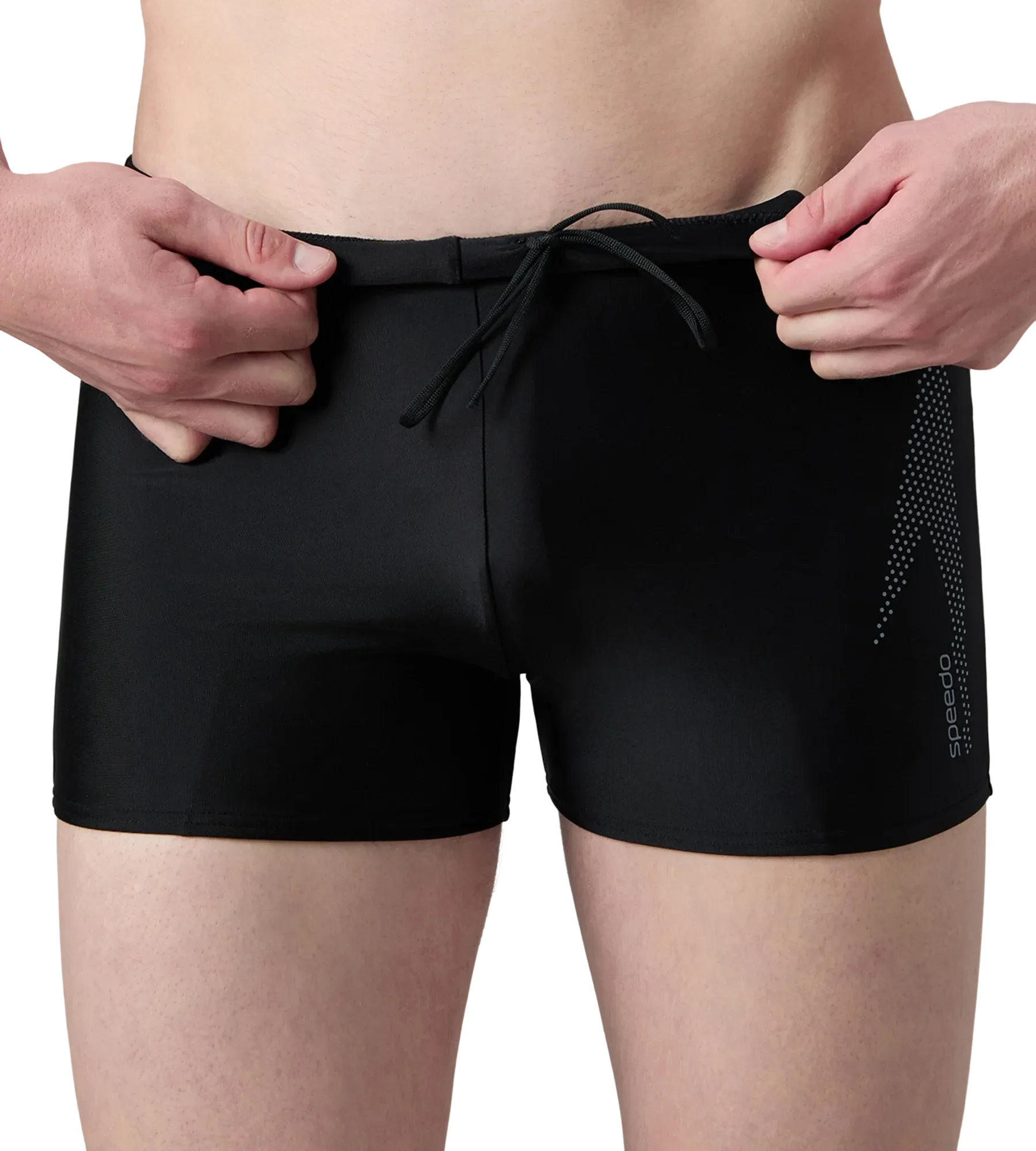 Men's Endurance10 Boom Logo Print Aquashort - Black & Coin Grey - Image 8