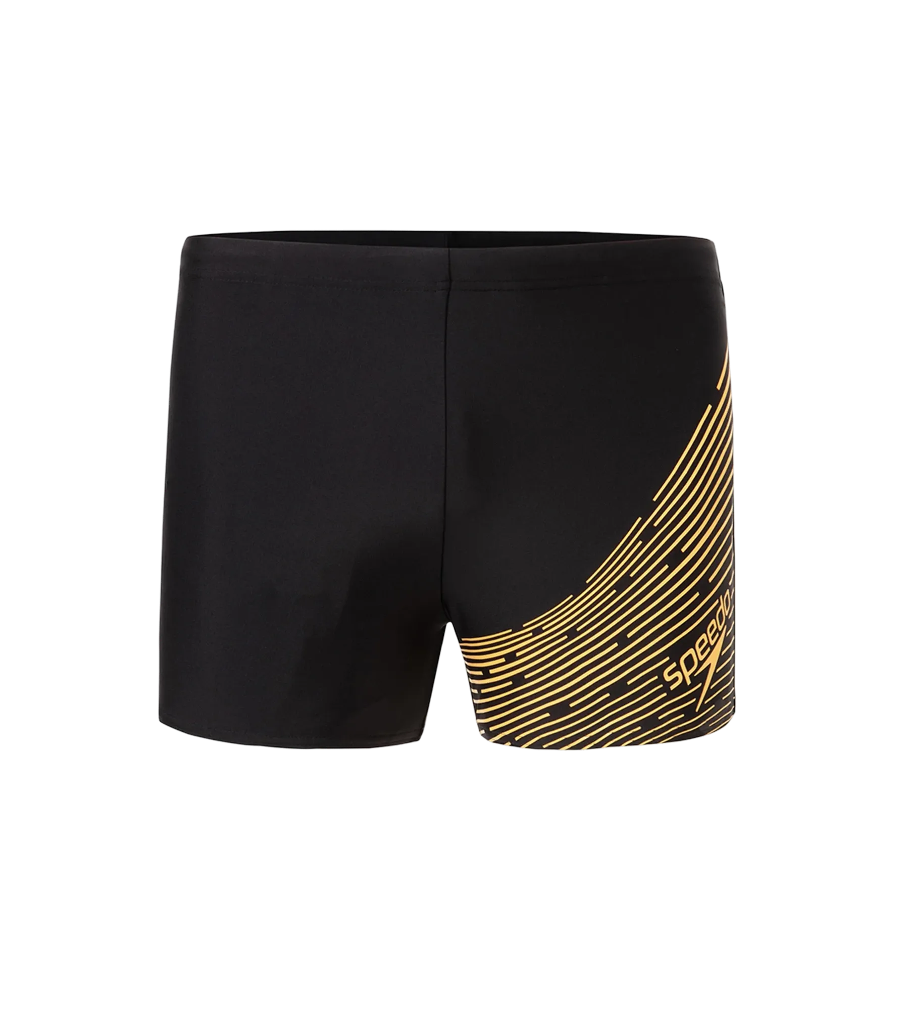 Men's Endurance 10 Medley Logo Aquashort - Black & Mandarin Peel - Image 3