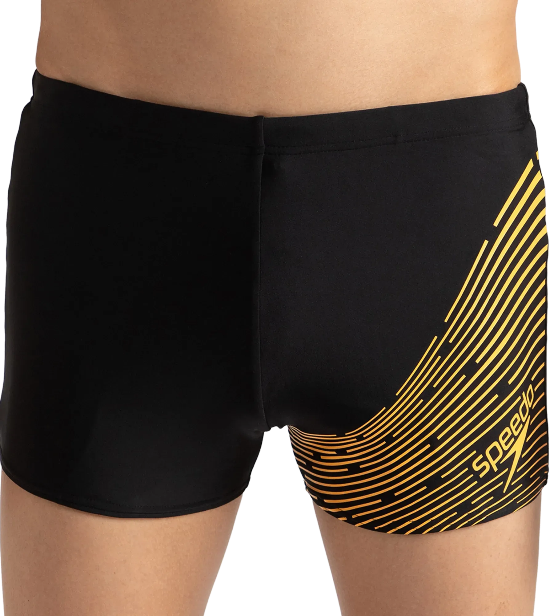 Men's Endurance 10 Medley Logo Aquashort - Black & Mandarin Peel - Image 12