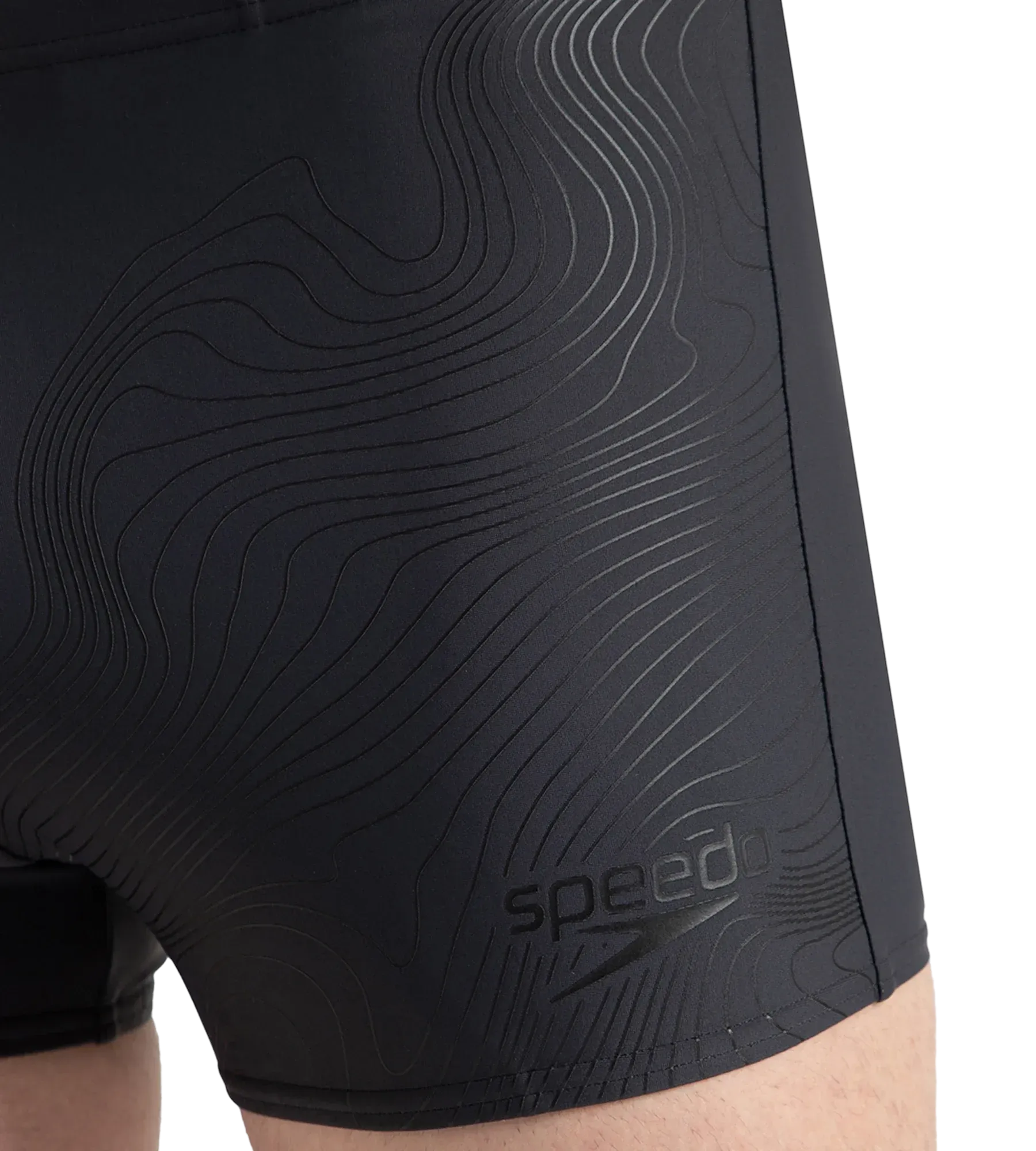 Men's Endurance10 Tide Print Sports Gala Logo Aquashort - Oxid Grey & Black - Image 10