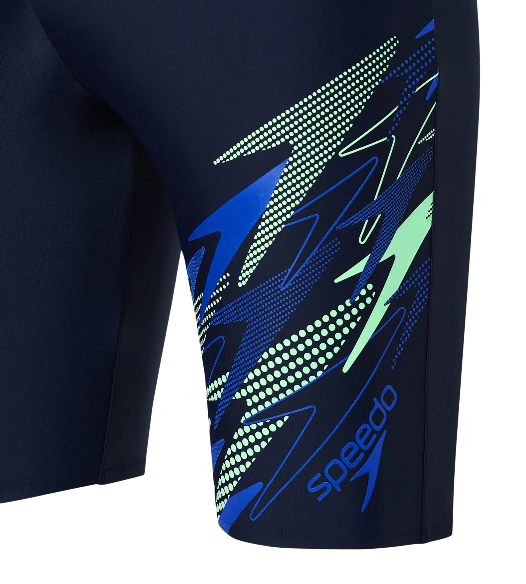 Men's Endurance10 Medley Print Gala Logo Jammer - True Navy & Deep Saffire - Image 4