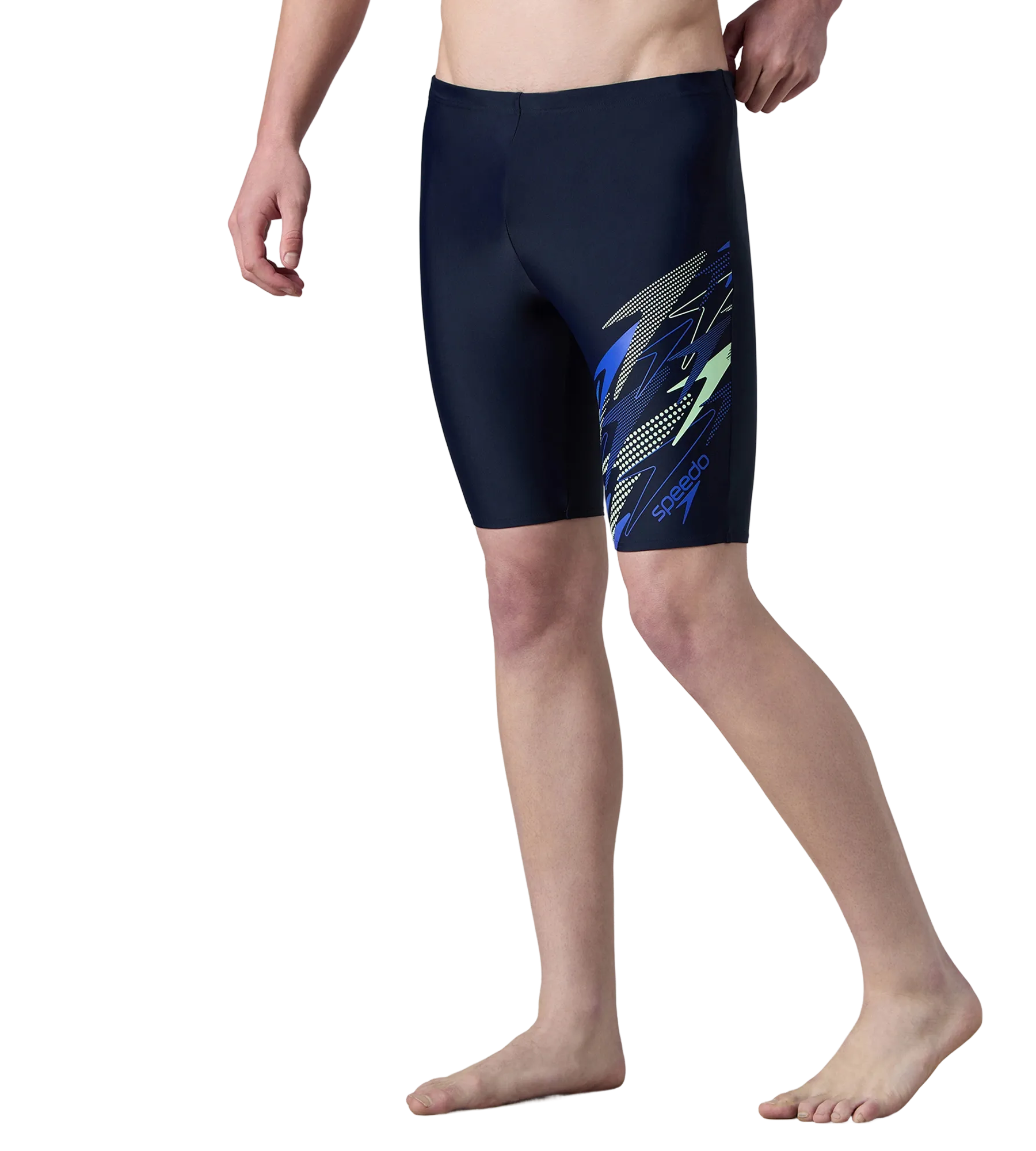 Men's Endurance10 Medley Print Gala Logo Jammer - True Navy & Deep Saffire