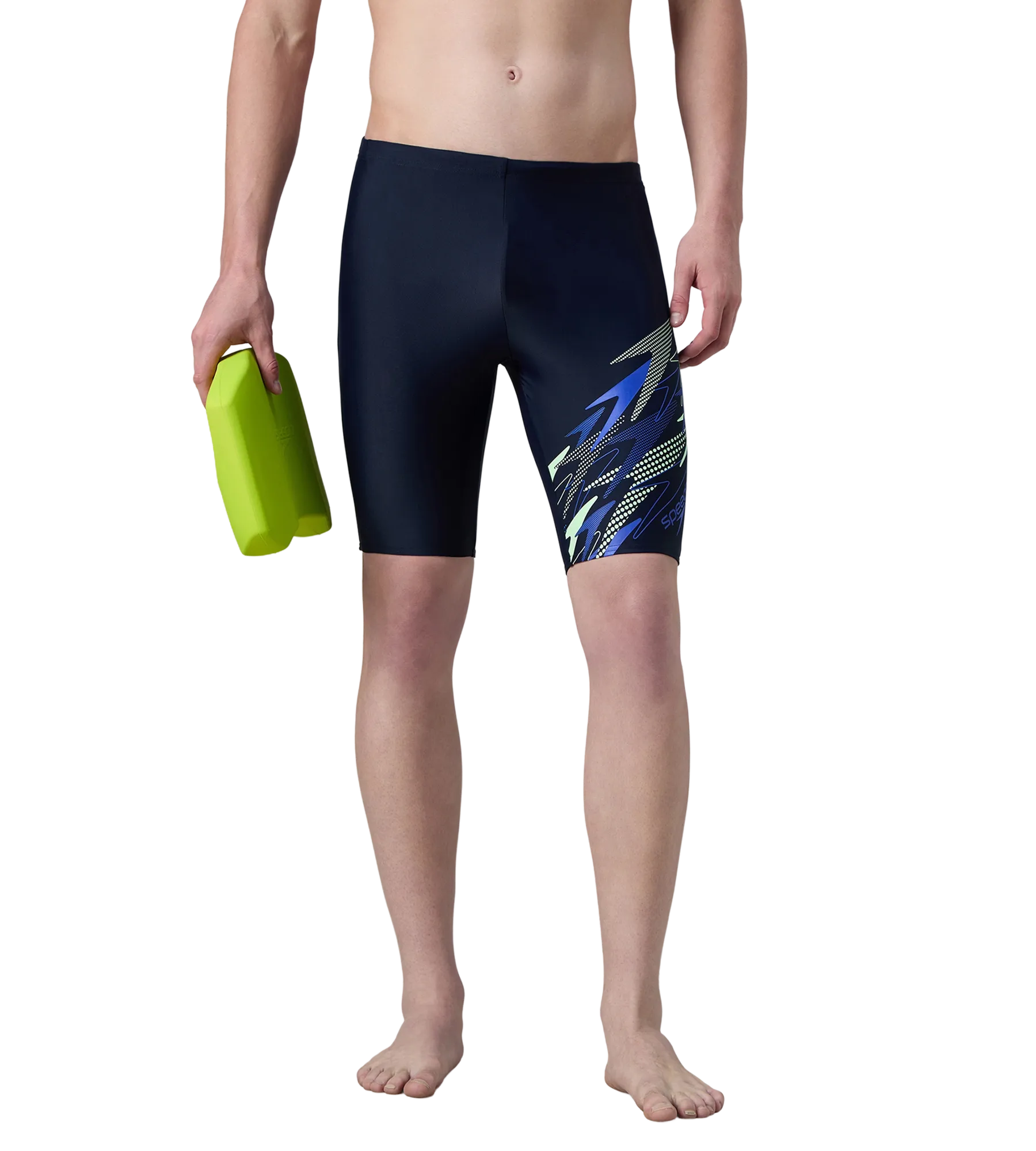 Men's Endurance10 Medley Print Gala Logo Jammer - True Navy & Deep Saffire - Image 6