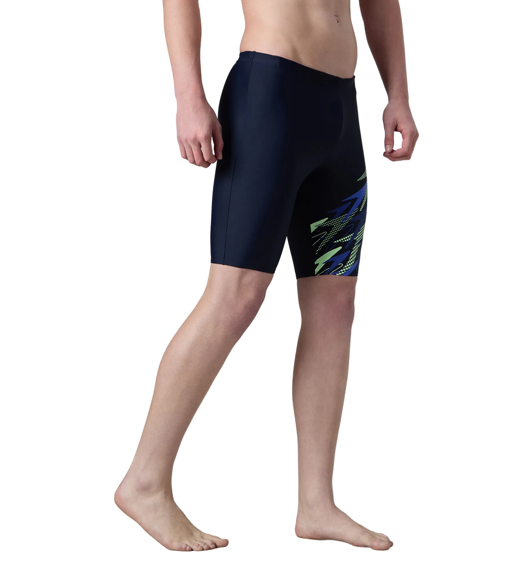 Men's Endurance10 Medley Print Gala Logo Jammer - True Navy & Deep Saffire - Image 7