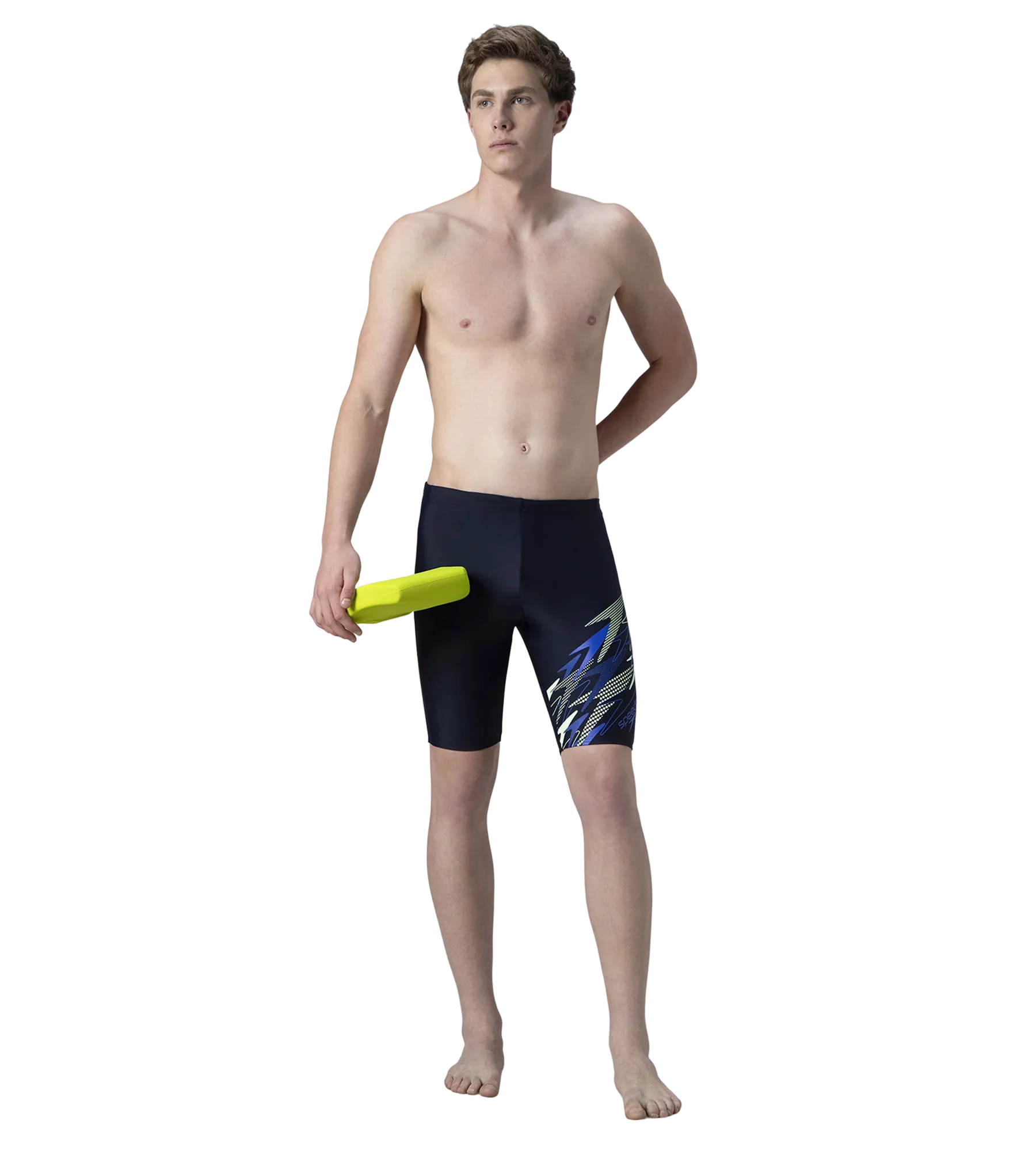 Men's Endurance10 Medley Print Gala Logo Jammer - True Navy & Deep Saffire - Image 9