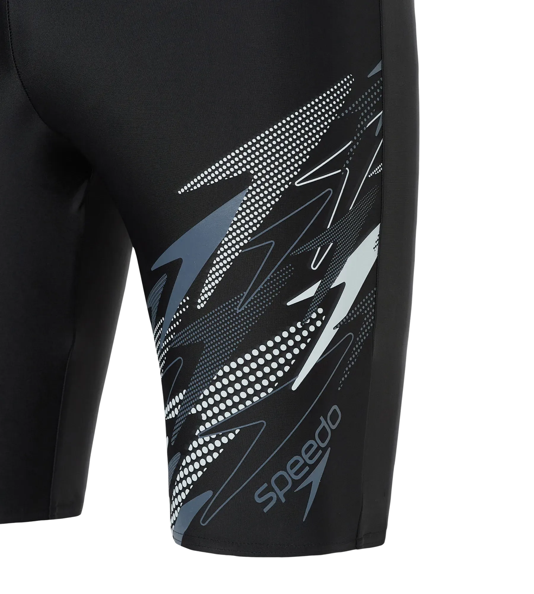 Men's Endurance10 Medley Print Gala Logo Jammer - Black & Grey Lead - Image 12