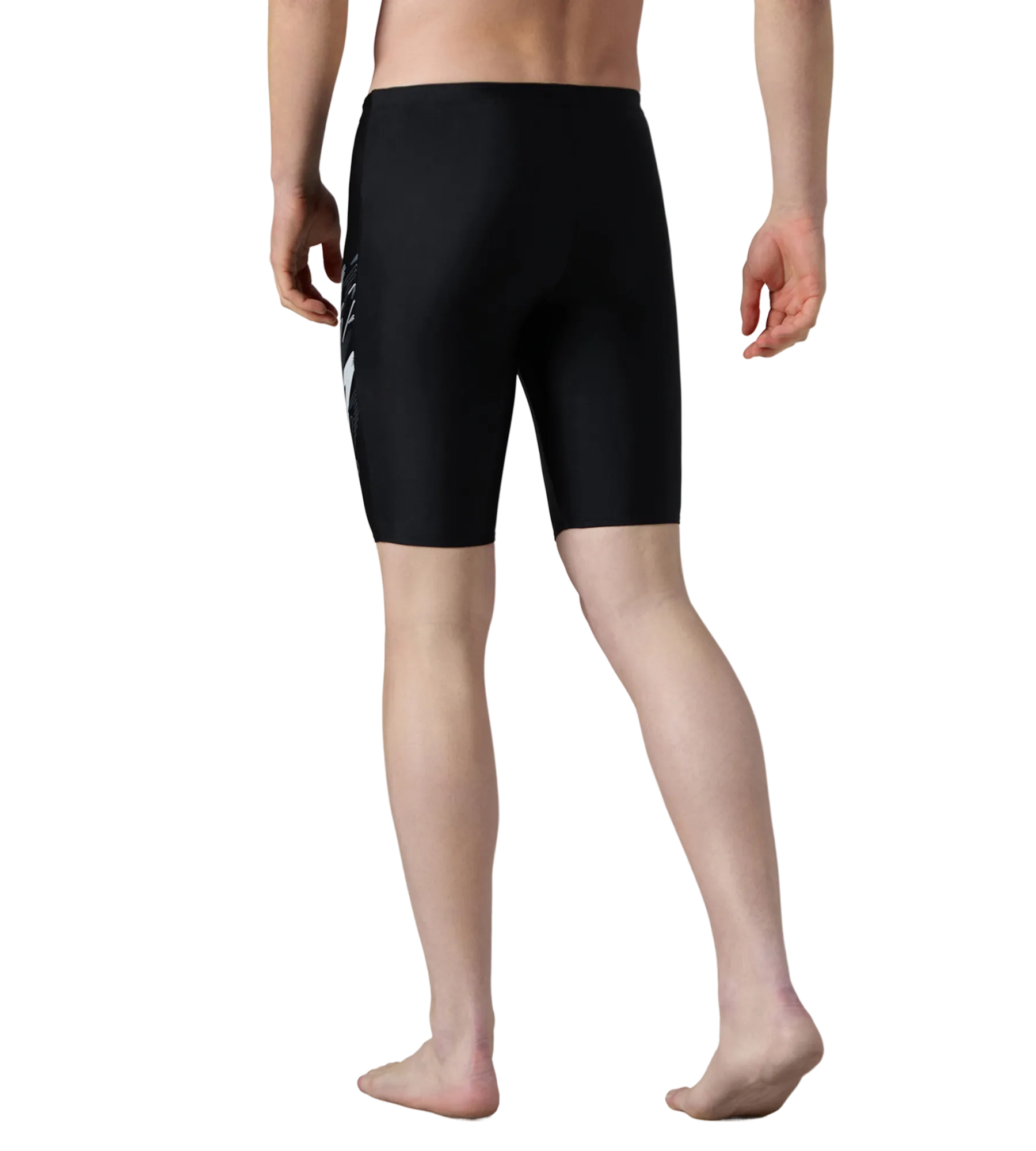 Men's Endurance10 Medley Print Gala Logo Jammer - Black & Grey Lead - Image 5