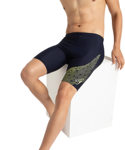 Men's Endurance 10 Medley Logo Jammer - True Navy & Lemondrizzle
