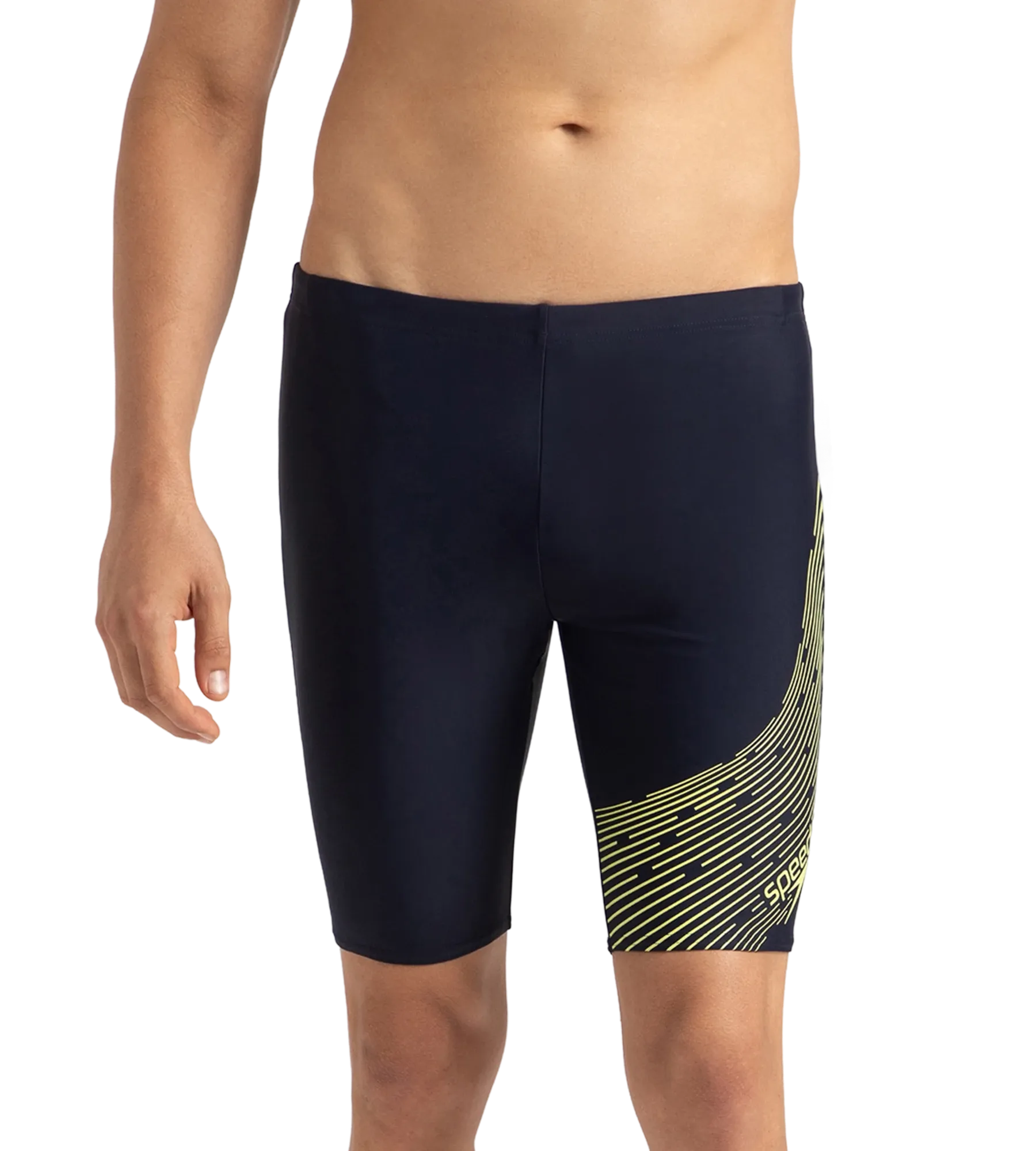 Men's Endurance 10 Medley Logo Jammer - True Navy & Lemondrizzle - Image 2