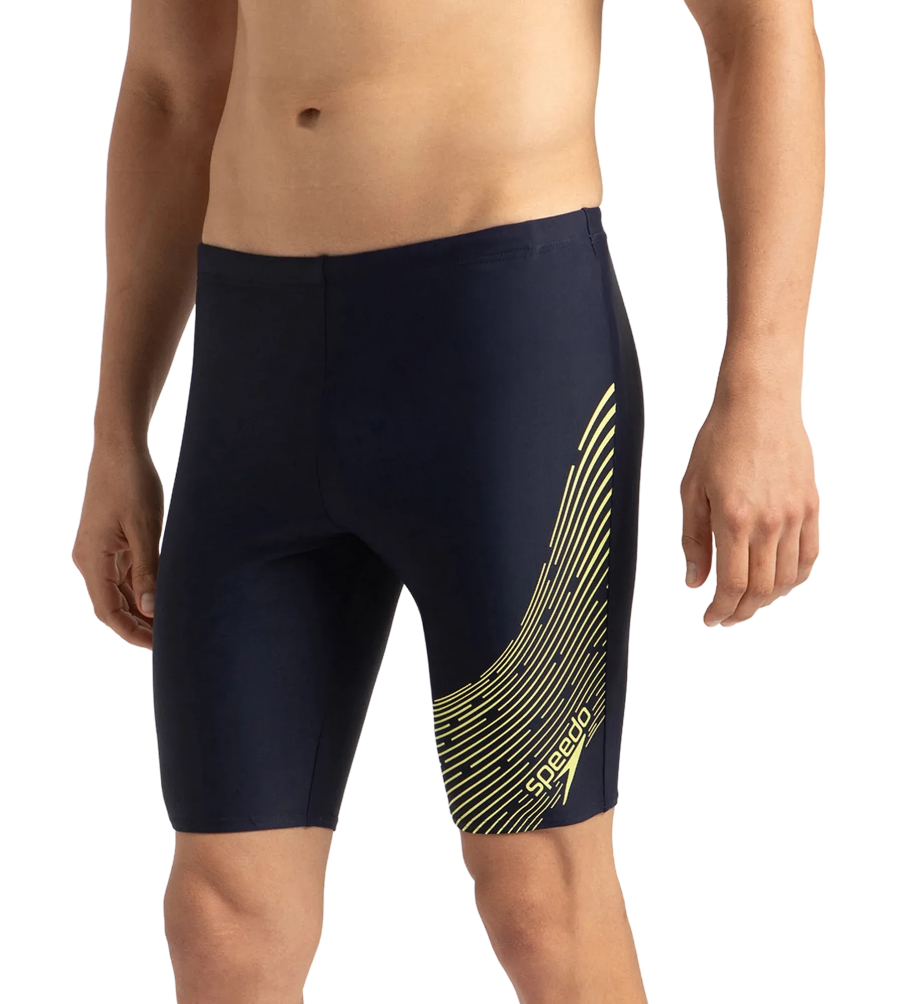 Men's Endurance 10 Medley Logo Jammer - True Navy & Lemondrizzle - Image 6