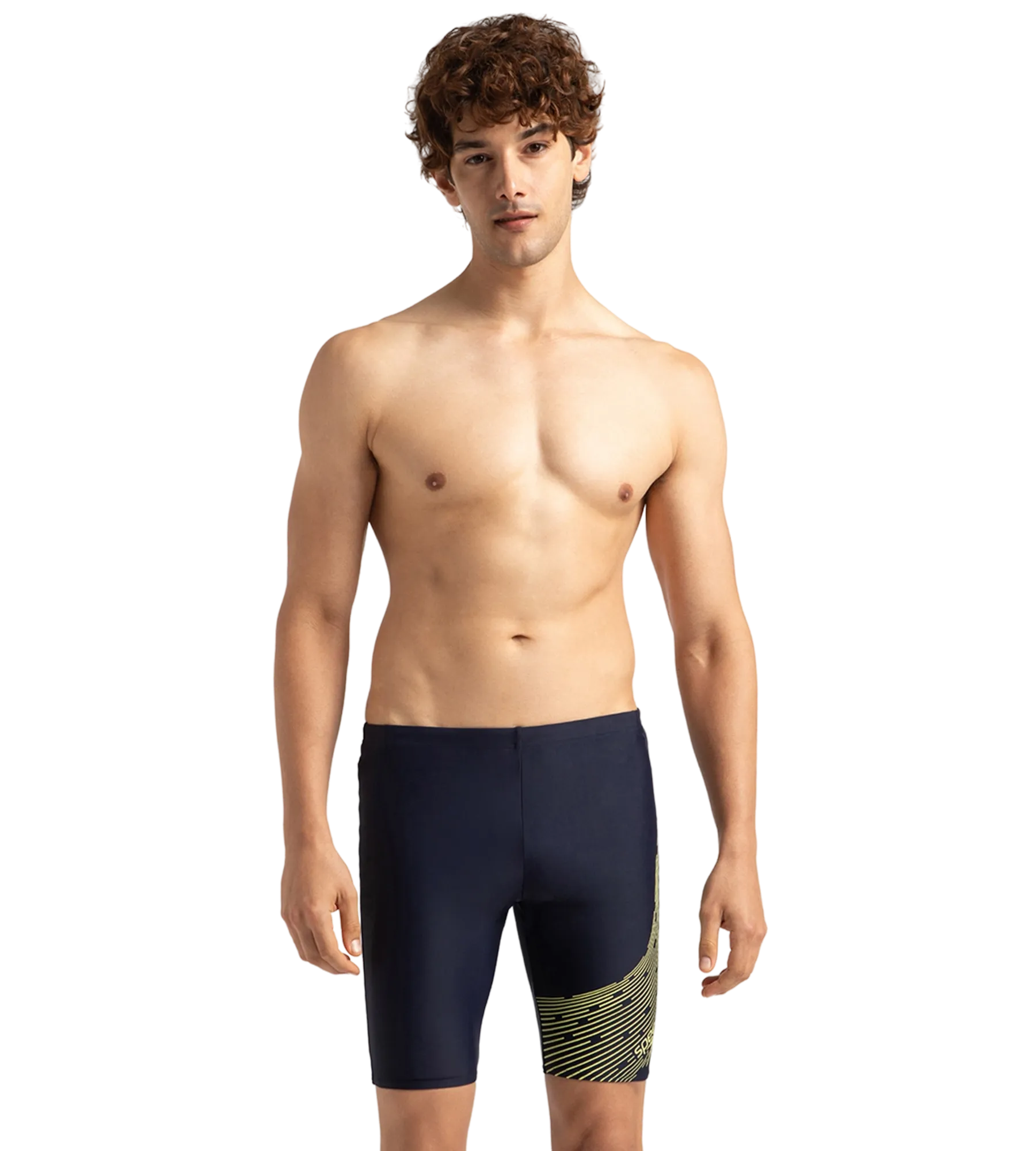 Men's Endurance 10 Medley Logo Jammer - True Navy & Lemondrizzle - Image 9