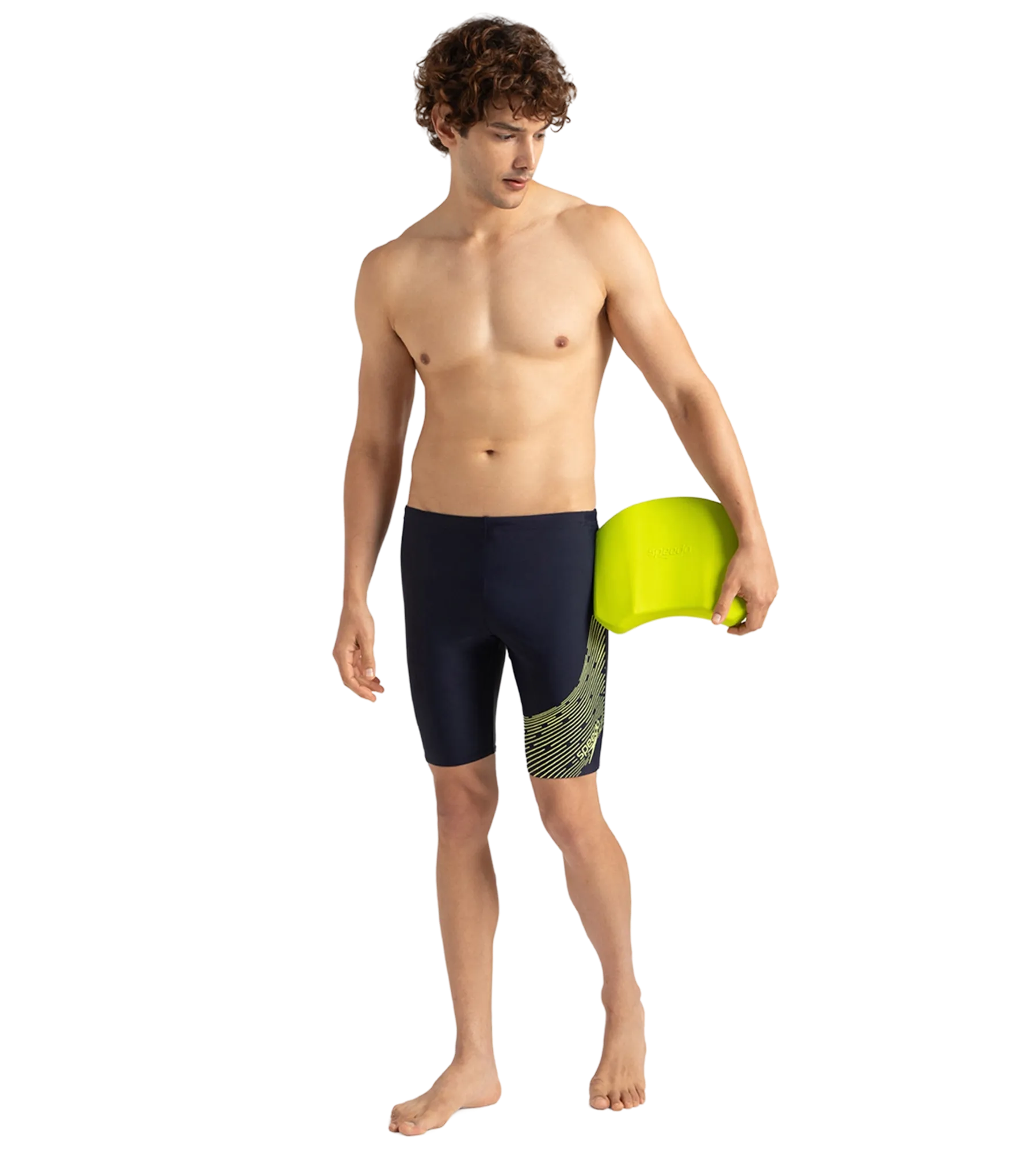 Men's Endurance 10 Medley Logo Jammer - True Navy & Lemondrizzle - Image 10