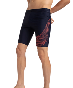 Men's Endurance 10 Medley Logo Jammer - True Navy & Watermelon