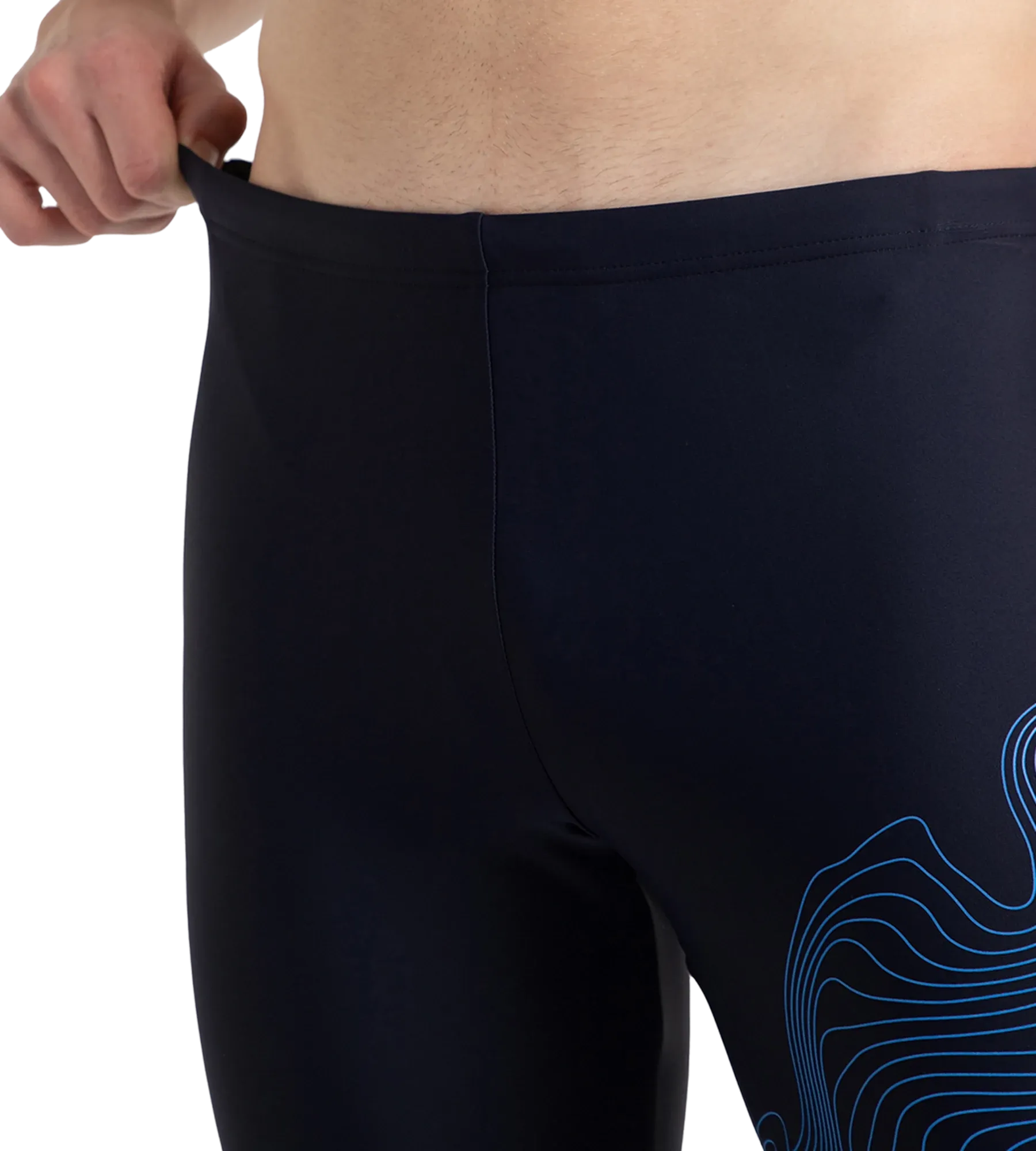 Men's Endurance10 Tide Print Sports Gala Logo Jammer - True Navy & Cobalt Pop - Image 9