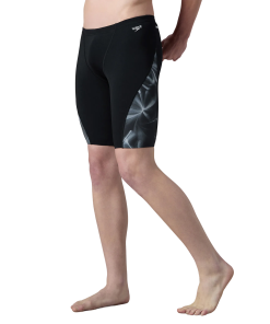 Men's Endurance+ Digital Print V-Cut Jammer - Black & White