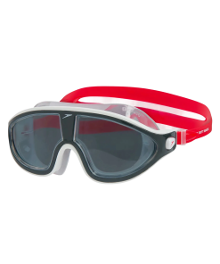 Unisex Adult Rift Smoke-Lens Swim Goggles - Lava Red & Oxid Grey