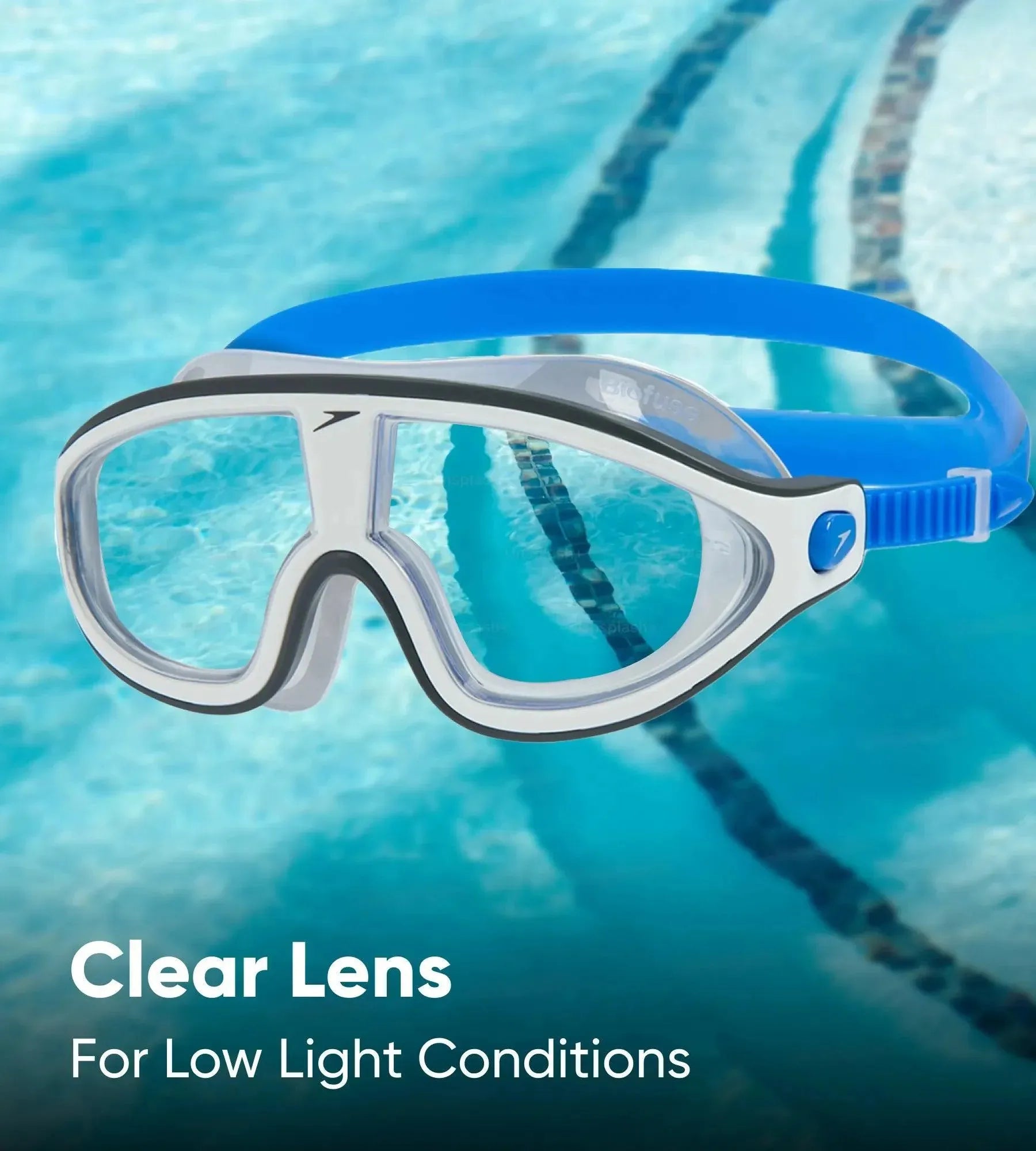Unisex Adult Rift Smoke-Lens Swim Goggles - Lava Red & Oxid Grey - Image 4