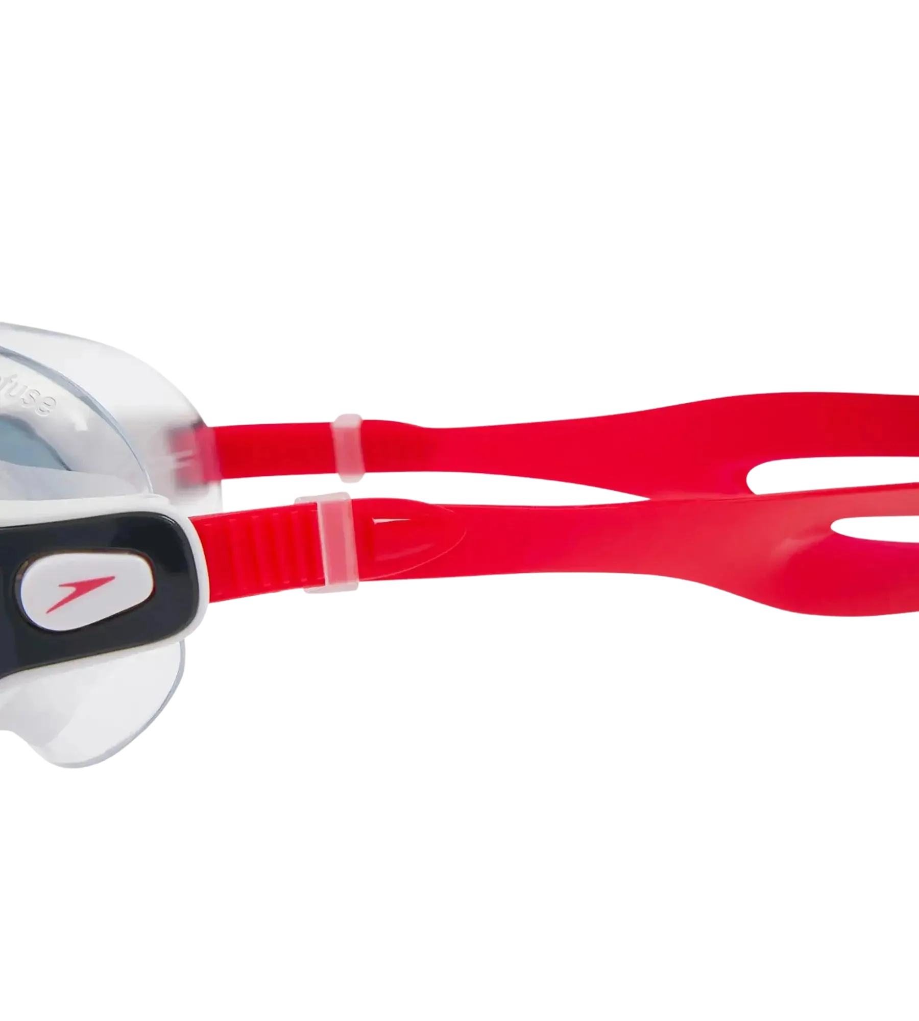 Unisex Adult Rift Smoke-Lens Swim Goggles - Lava Red & Oxid Grey - Image 6