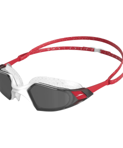 Unisex Adult Aquapulse Pro Anti Fog Coated Swim Goggles - Red & White