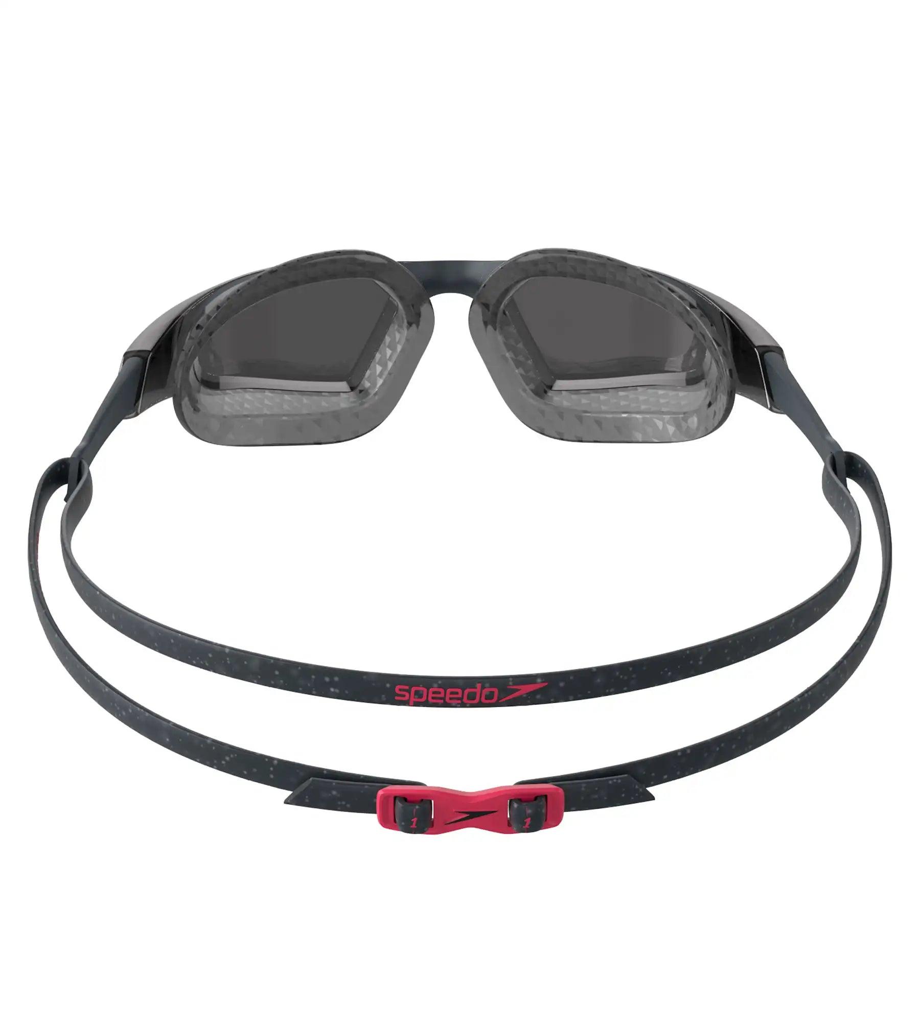 Unisex Adult Aquapulse Pro Smoke-Lens Swim Goggles - Grey & Smoke - Image 3