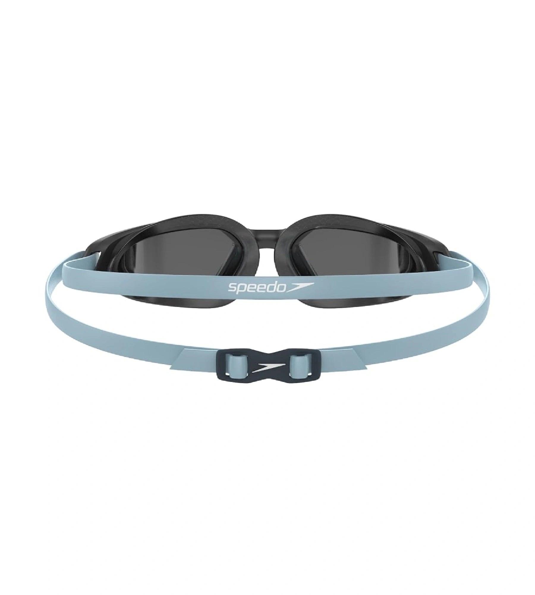 Unisex Adult Hydropulse Mirror-Lens Swim Goggles - Grey & Silver - Image 3