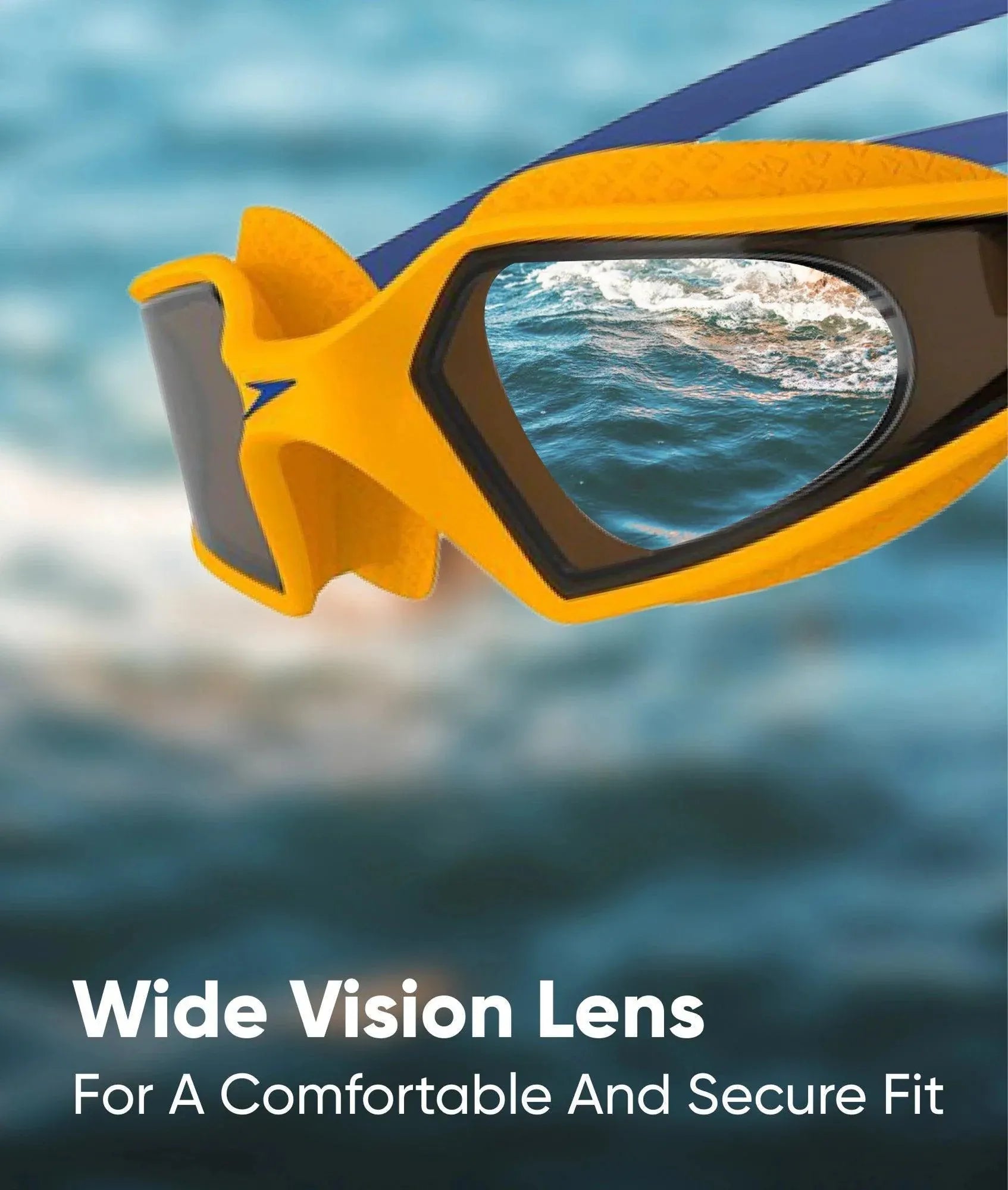 Unisex Kids Hydropulse Smoke-Lens Goggles (Age Range - 6-14 Years) - Blue & Smoke - Image 9